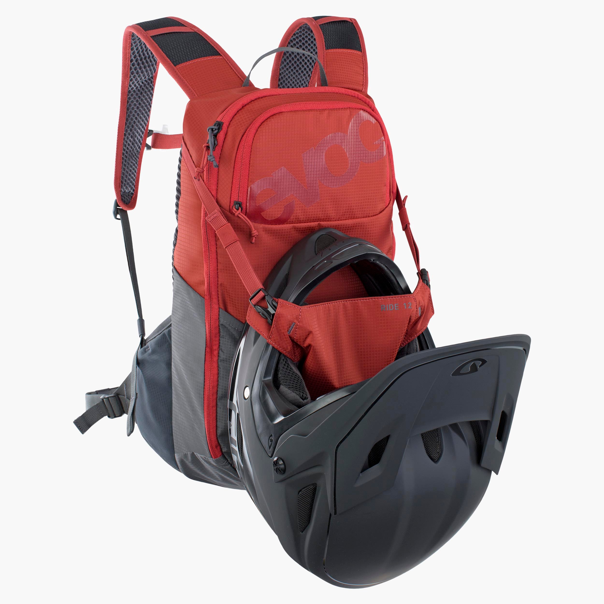 #Colour_chili red - carbon grey