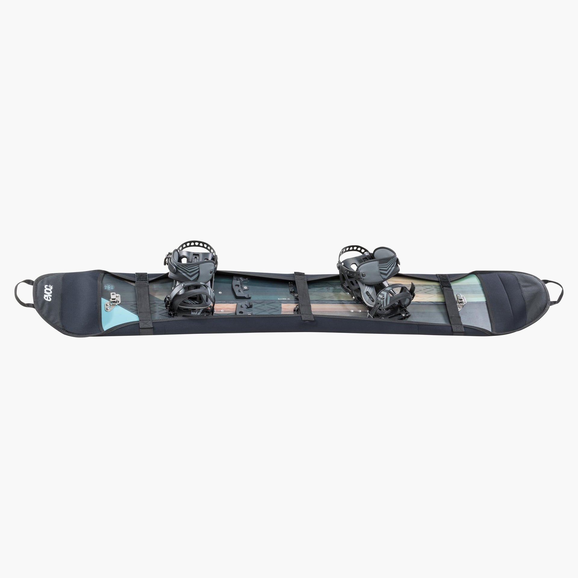 EVOC BOARD COVER NEOPREN elastische snowboard transporttas (elastisch materiaal, met handgrepen, bevestiging met lussen, individueel verstelbaar, maat: S/M), Zwart EVOC BOARD COVER NEOPREN elastische snowboard transporttas (elastisch materiaal, met handgrepen, bevestiging met lussen, individueel verstelbaar, maat: S/M), Zwart