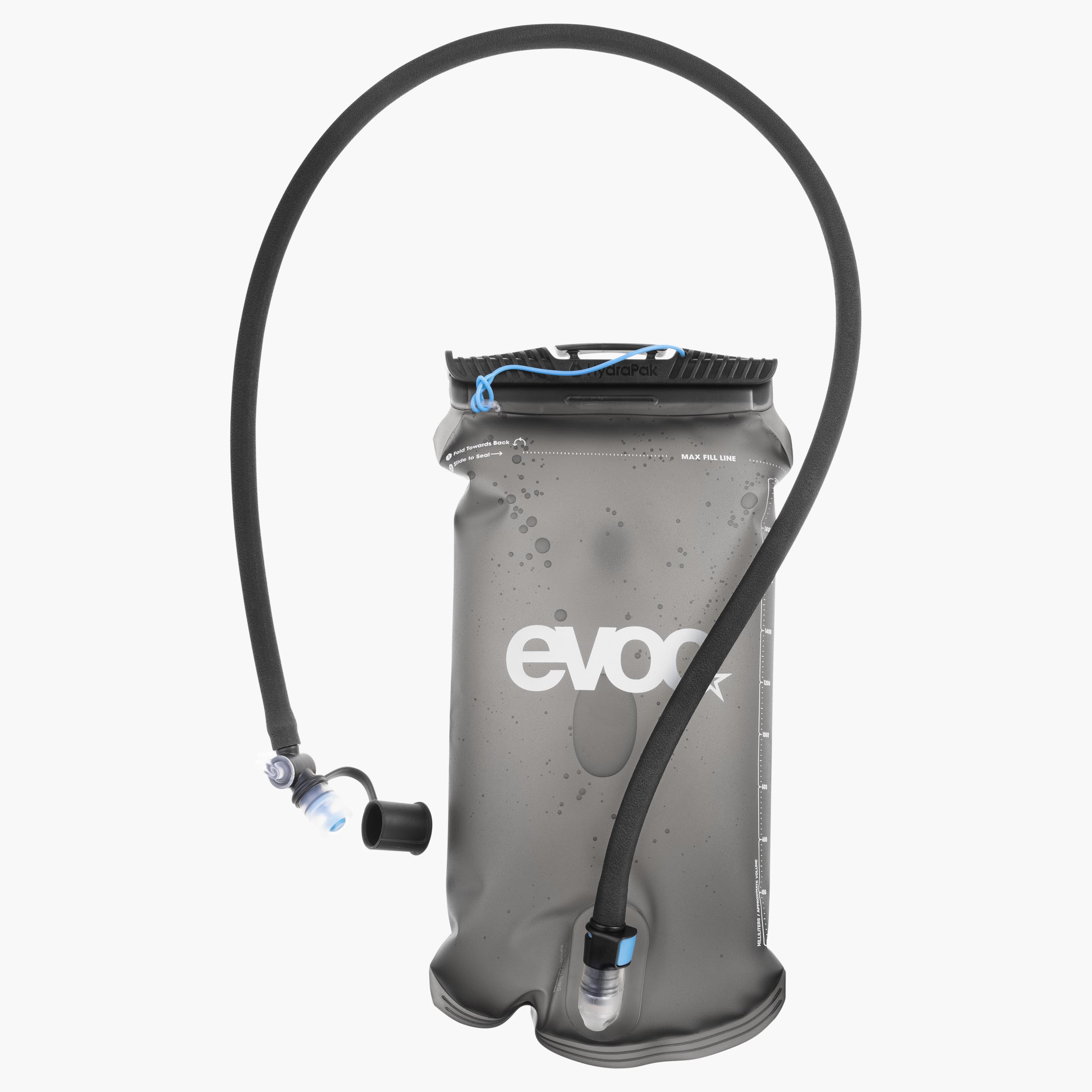 HYDRATION BLADDER 2 INSULATED - Leak-proof 2-liter hydration bladder with insulated hose for cold temperatures