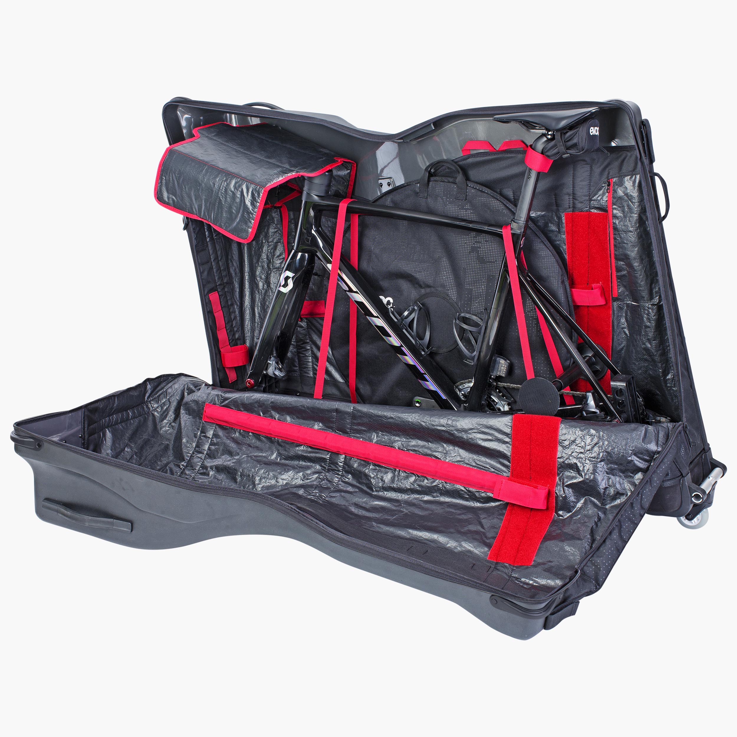 ROAD BIKE BAG PRO - Fahrrad-Transporttasche für das sichere und komfortable Verstauen von Renn- und Triathlonrädern