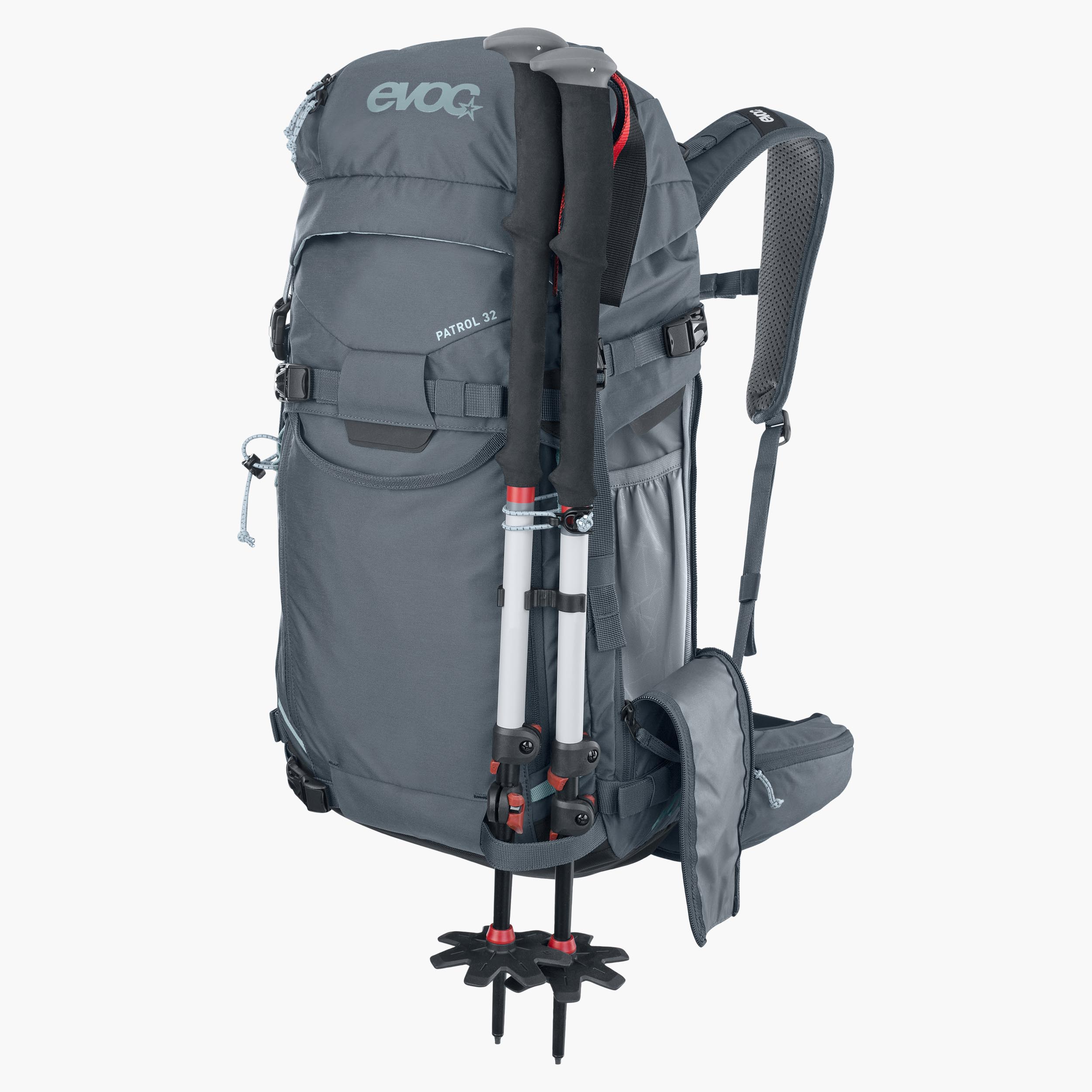 PATROL 32 - Comfortable 32l ski touring backpack with access via the top and side