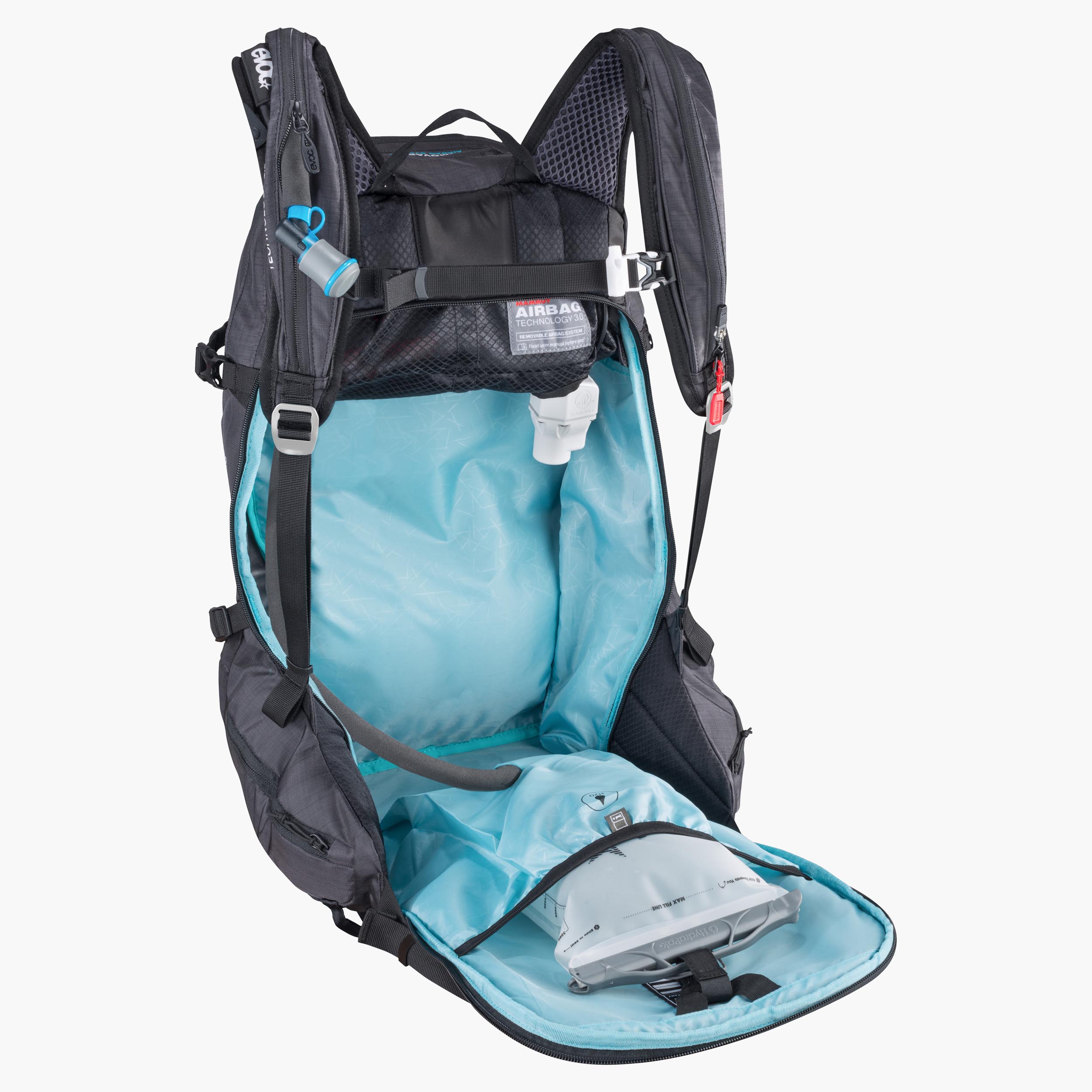 LINE R.A.S. 30 - Comfortable freeride backpack compatible with MAMMUT R.A.S. avalanche airbag