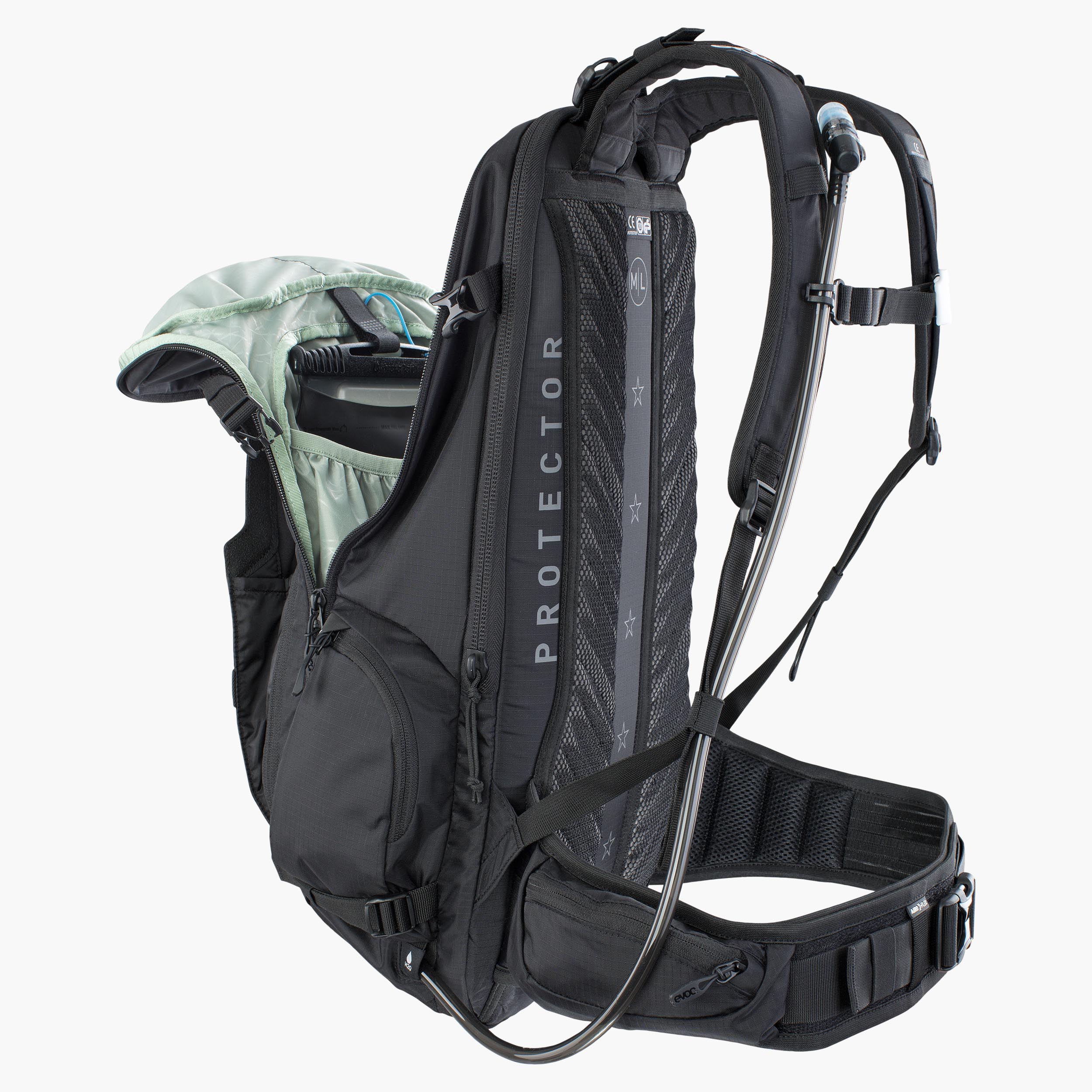 FR TRAIL E-RIDE 20 - Comfortable protector backpack for E-mountainbike tours