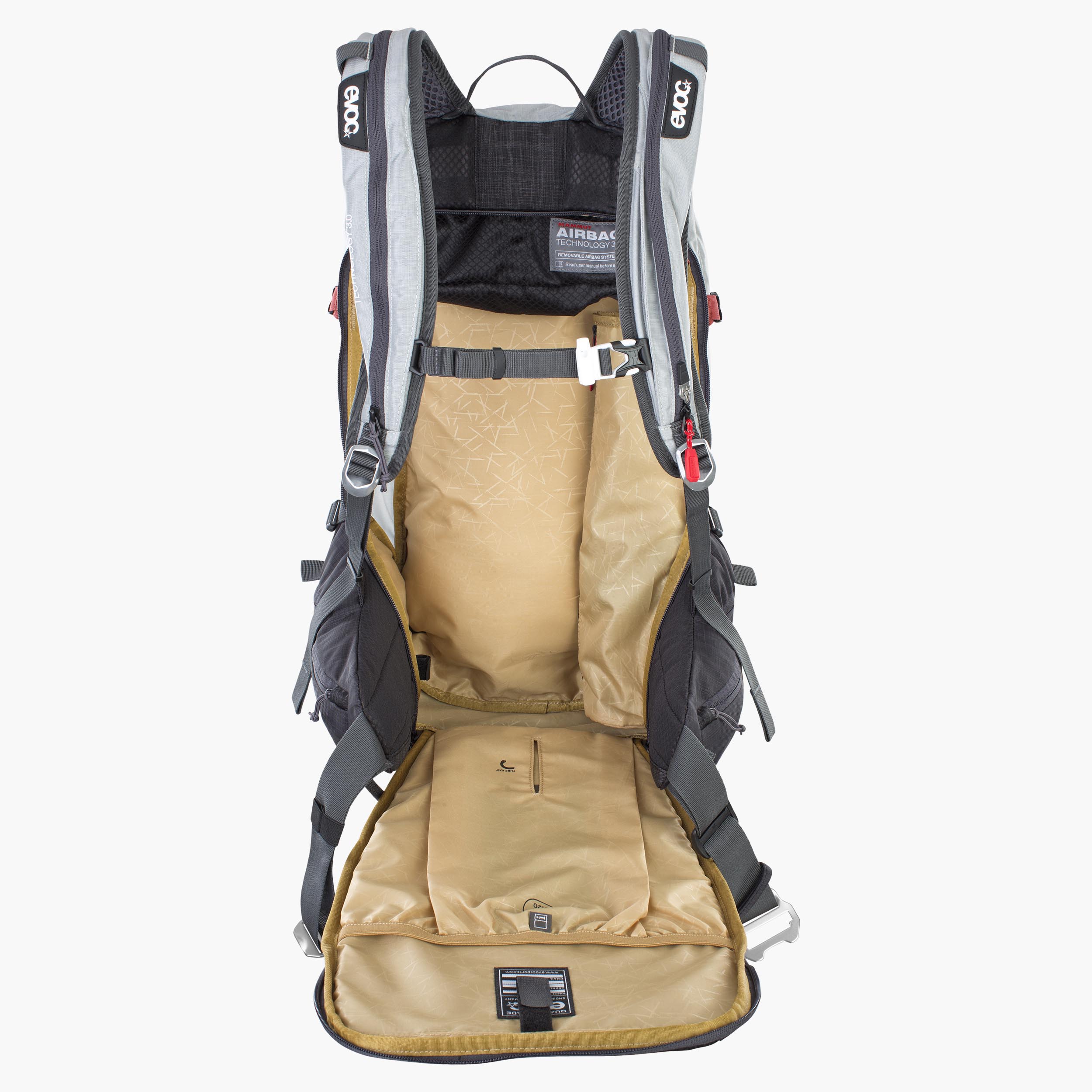 LINE R.A.S. 30 - Comfortable freeride backpack compatible with MAMMUT R.A.S. avalanche airbag