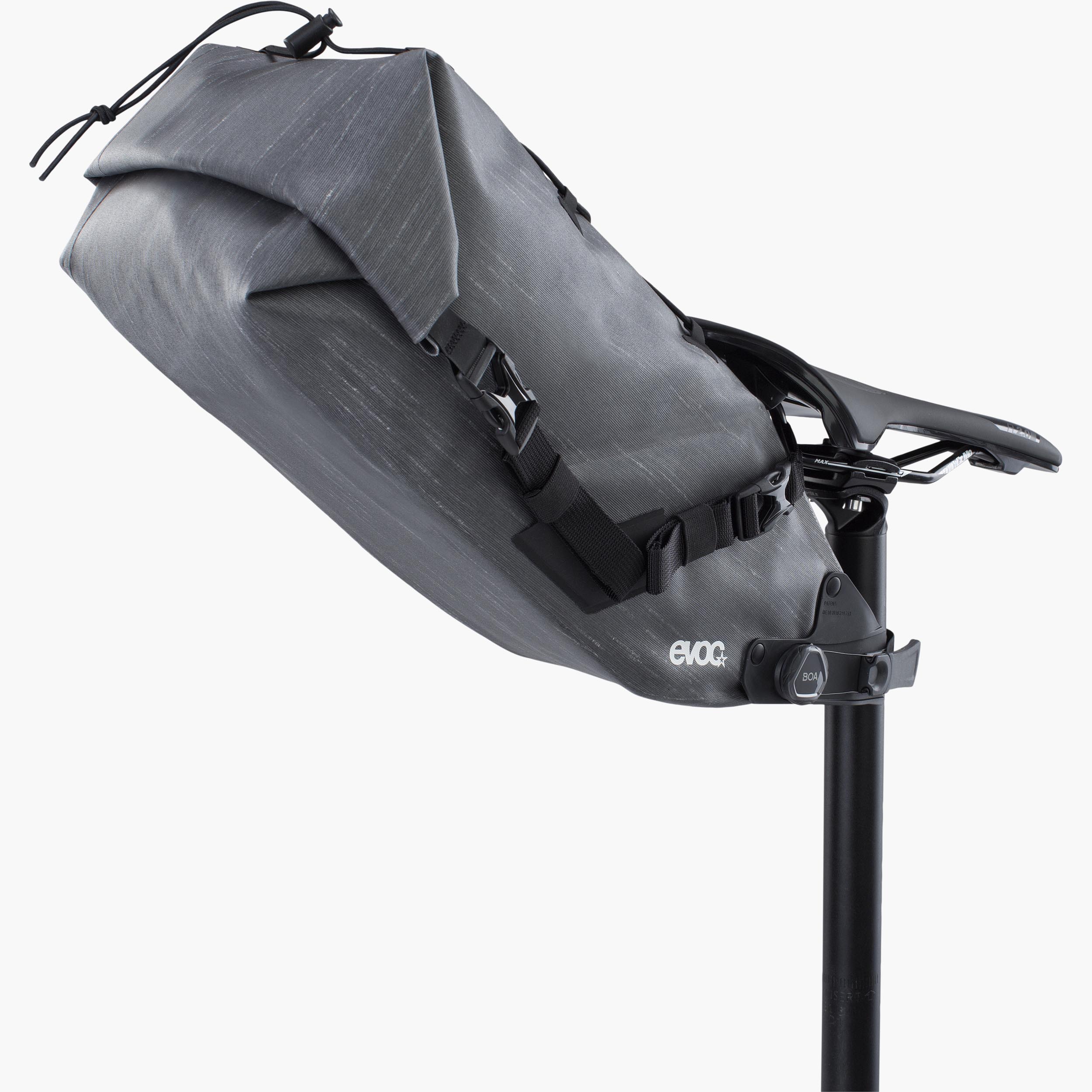 SEAT PACK BOA WP 8 - Fully waterproof saddle bag with adjustable volume