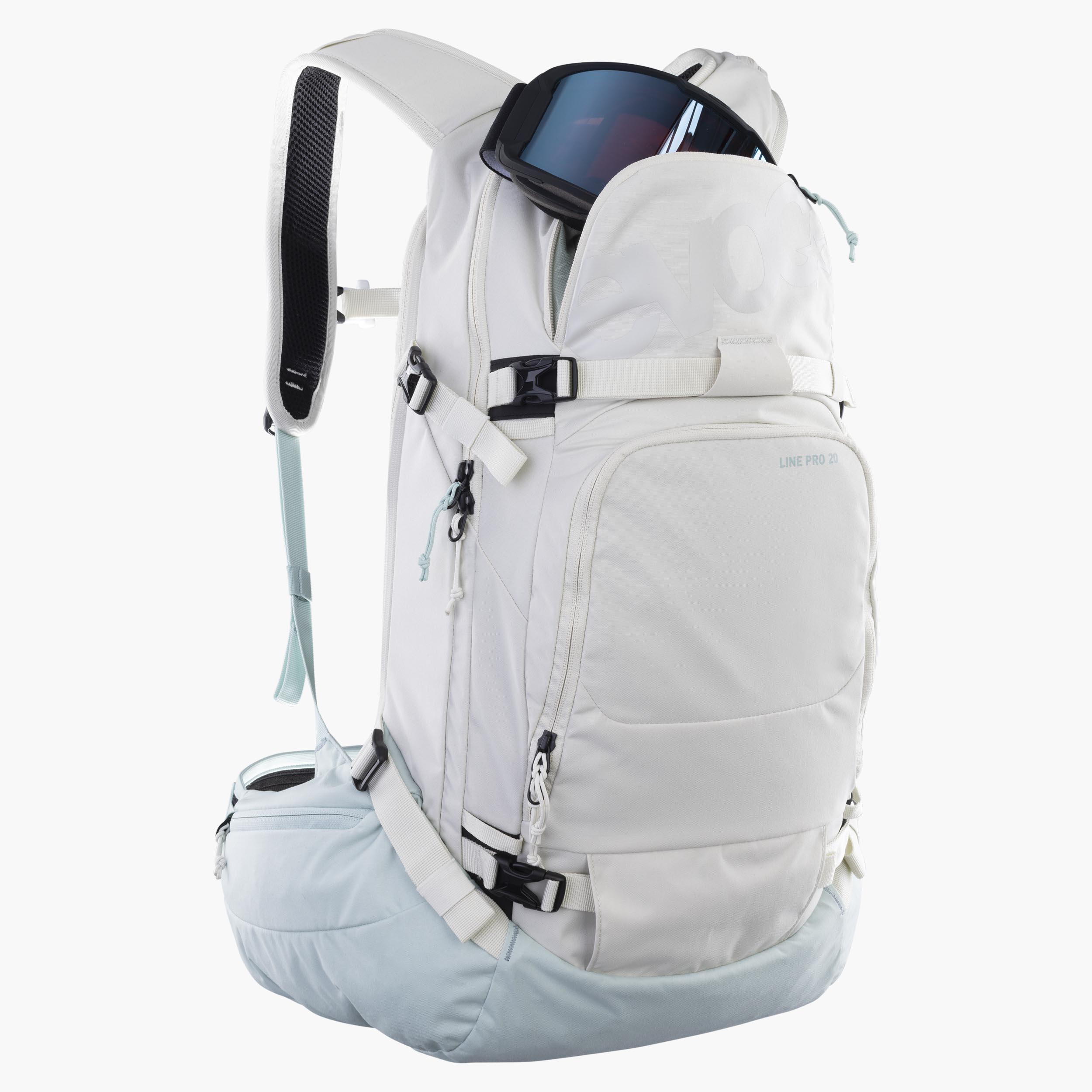 LINE PRO 20 - Kompakter Freeride- und Skitour-Rucksack mit Rückenprotektor und Fach für Lawinenausrüstung