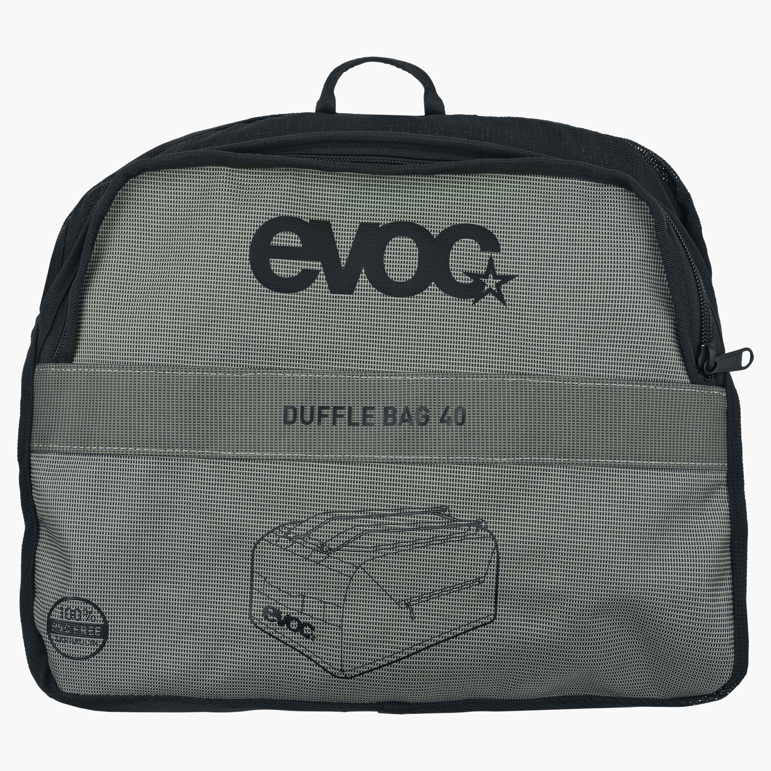 DUFFLE BAG 40 - Spacious, very robust and water-repellent travel bag with detachable backpack straps