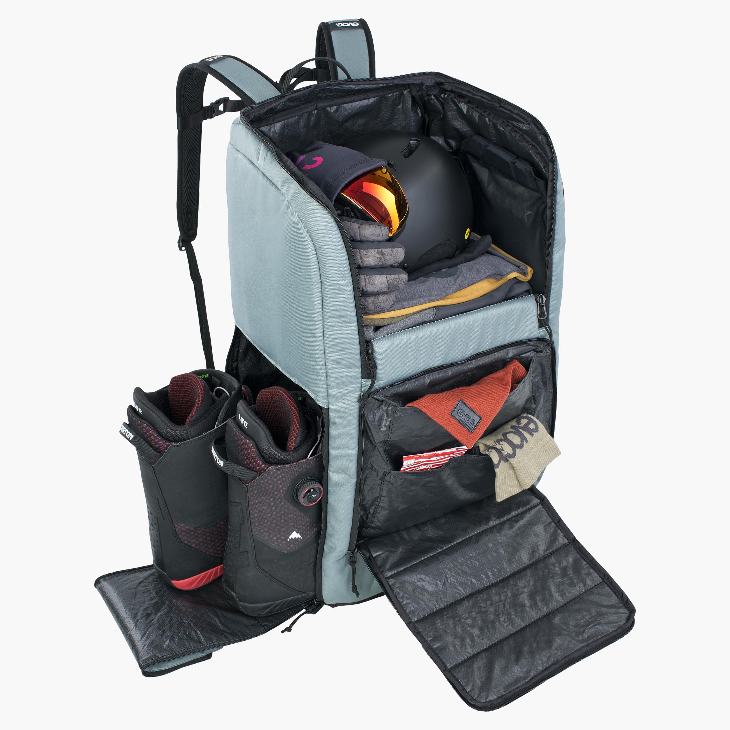 GEAR BACKPACK 90 - Perfectly organised equipment backpack with loads of space