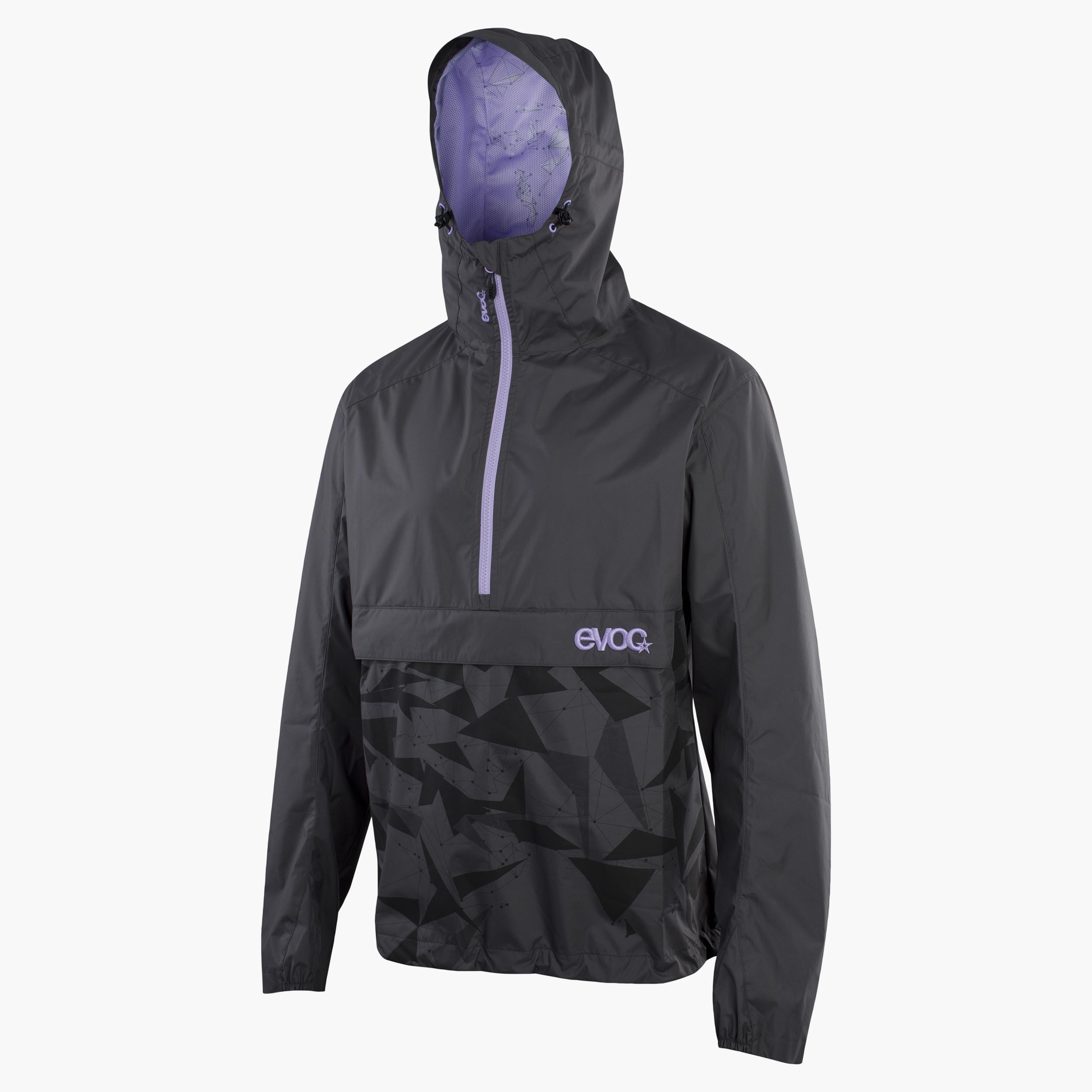 ANORAK - Wind and water-repellent jacket with integrated belly pocket