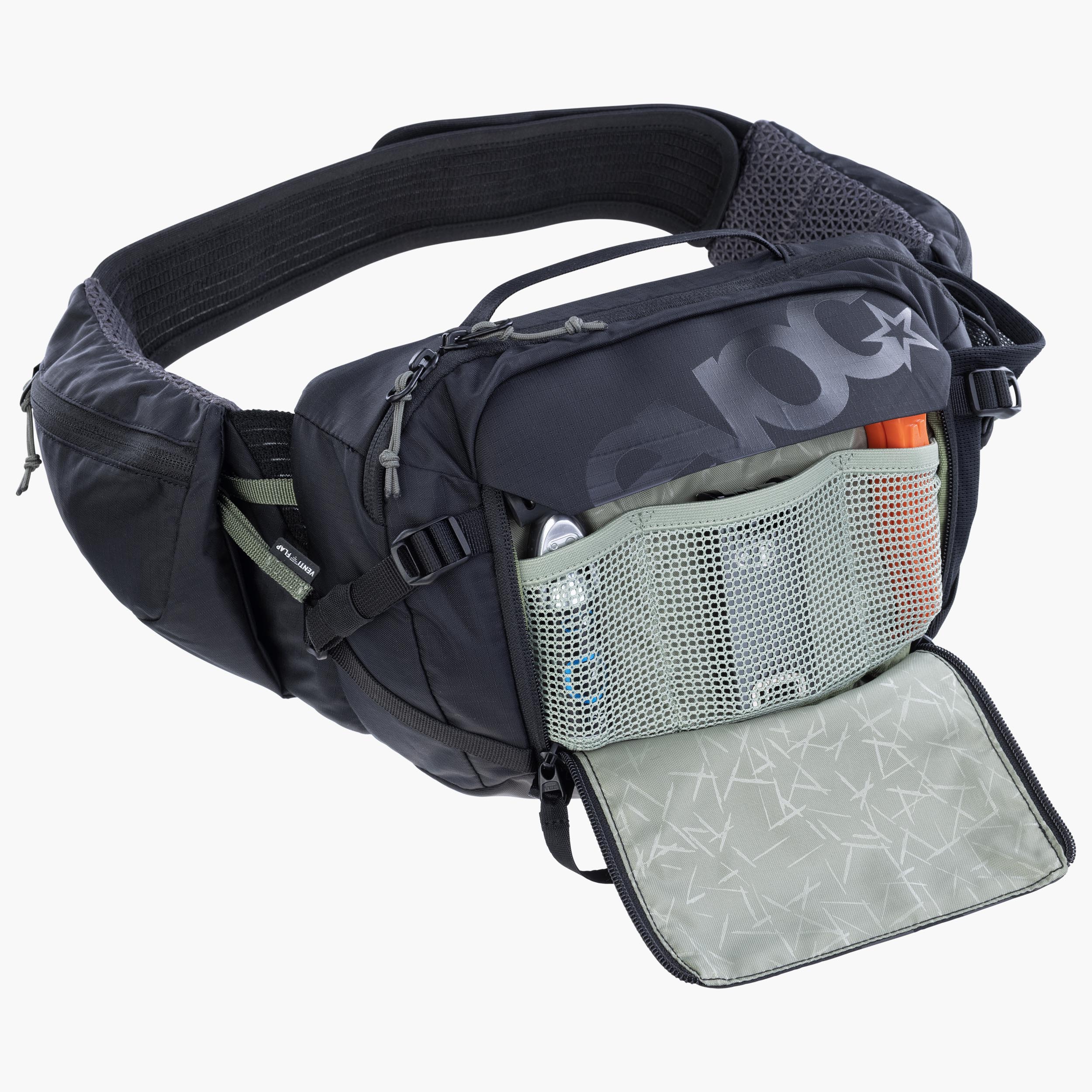 HIP PACK PRO 3 - Ventilated high-tech hip bag with AIRO FLEX belt for enhanced fit