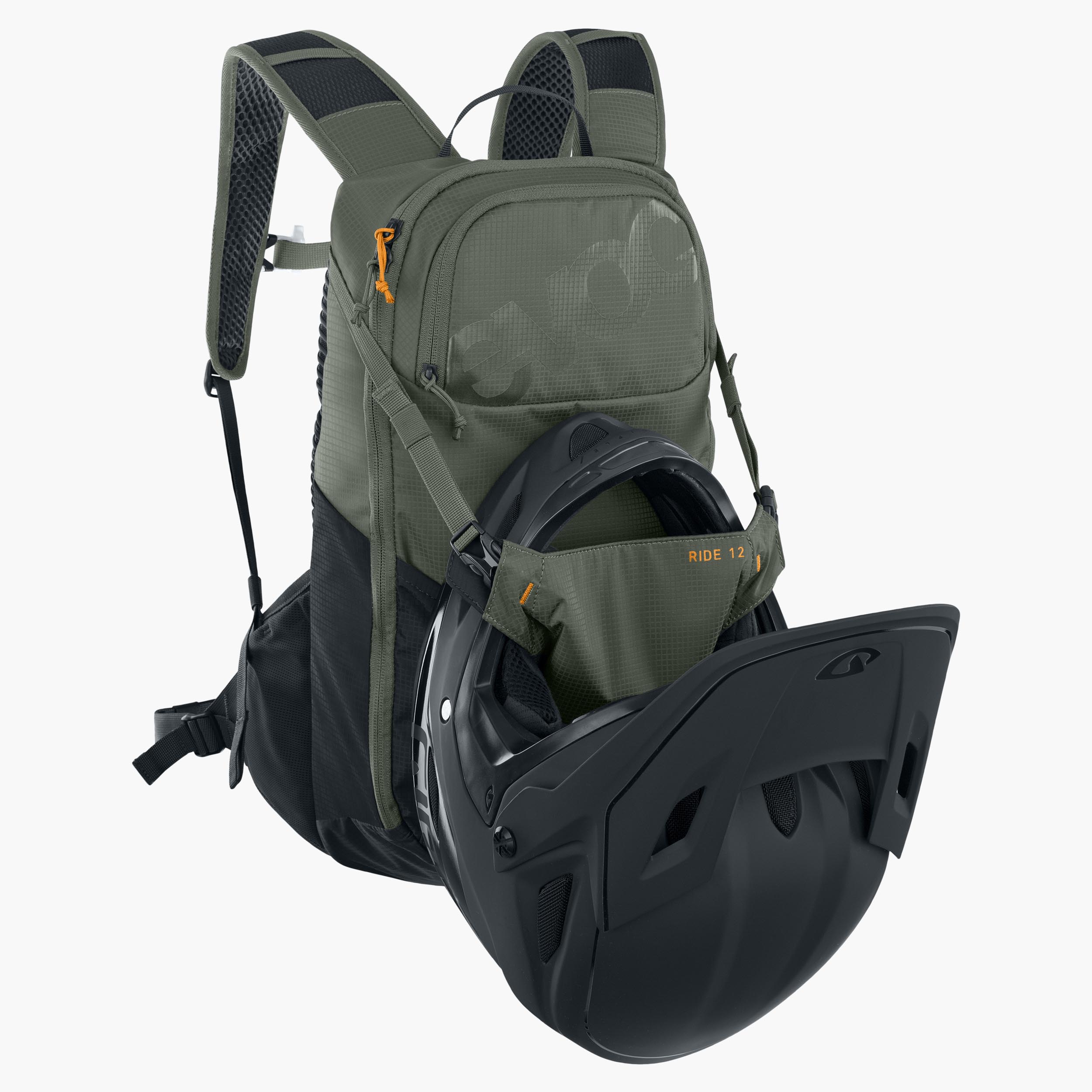 RIDE 12 + HYDRATION BLADDER 2 - Versatile backpack with perfect fit and comfortable space with hydration bladder 