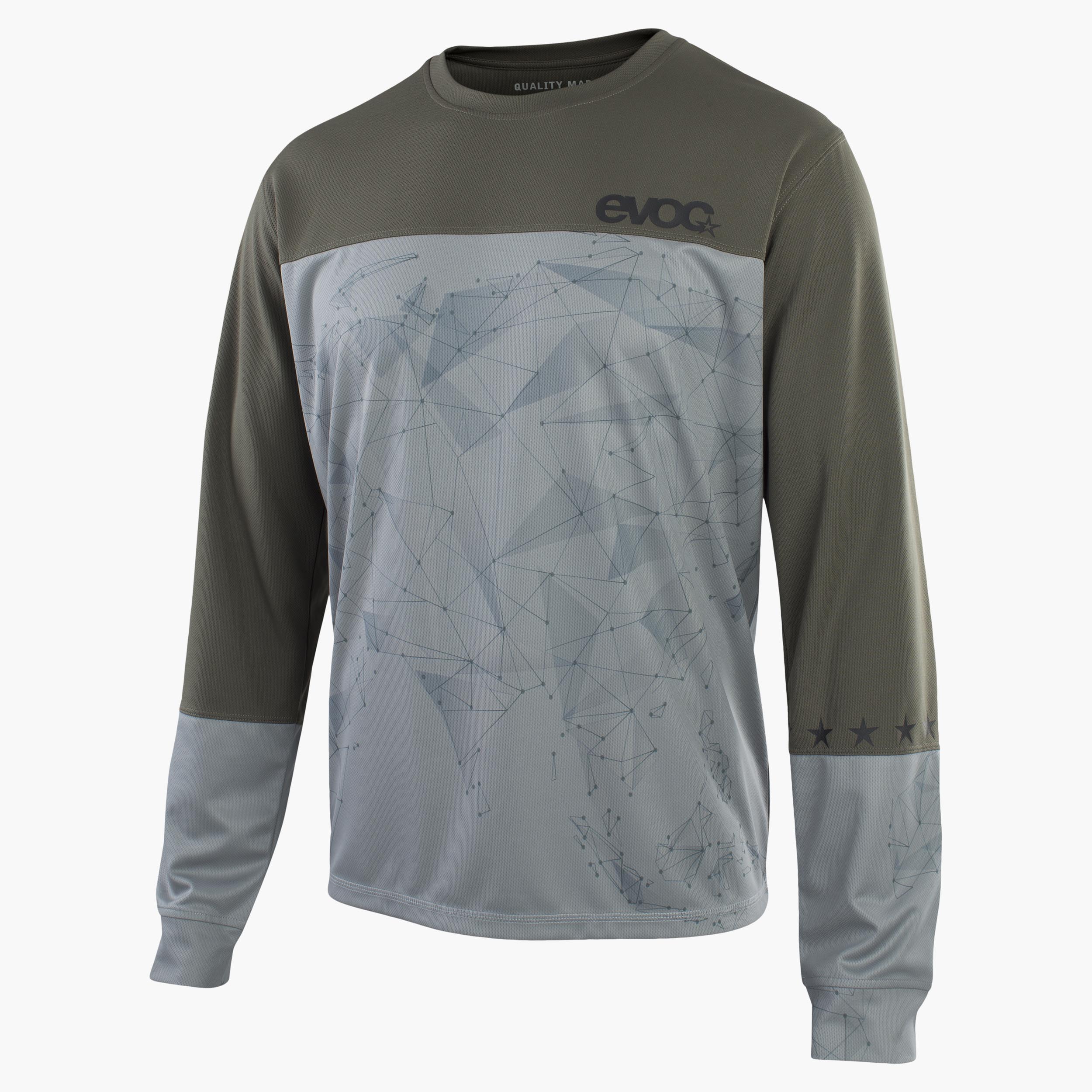 LONG SLEEVE JERSEY MEN - Quick-drying bike jersey in signature EVOC style