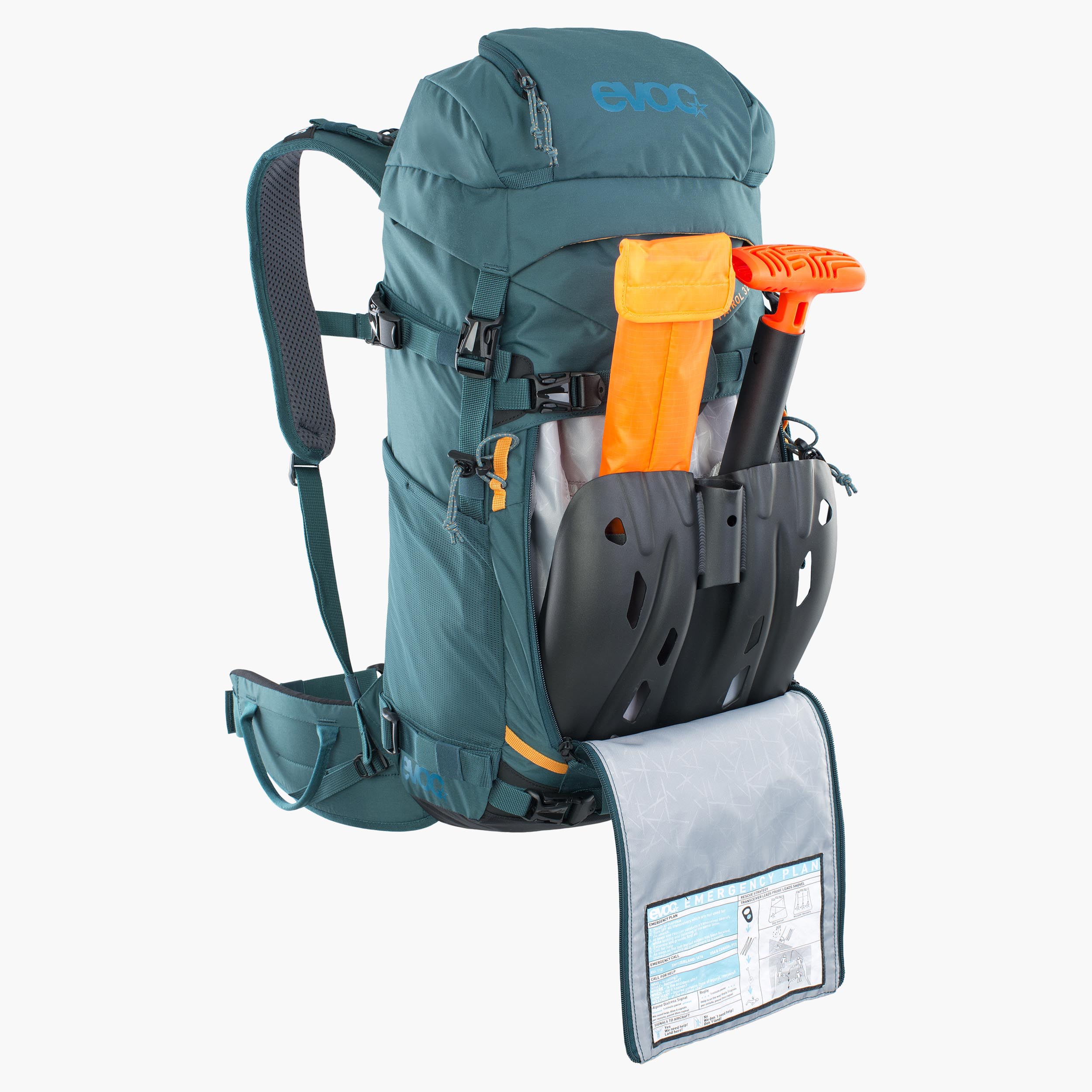 PATROL 32 - Comfortable 32l ski touring backpack with access via the top and side