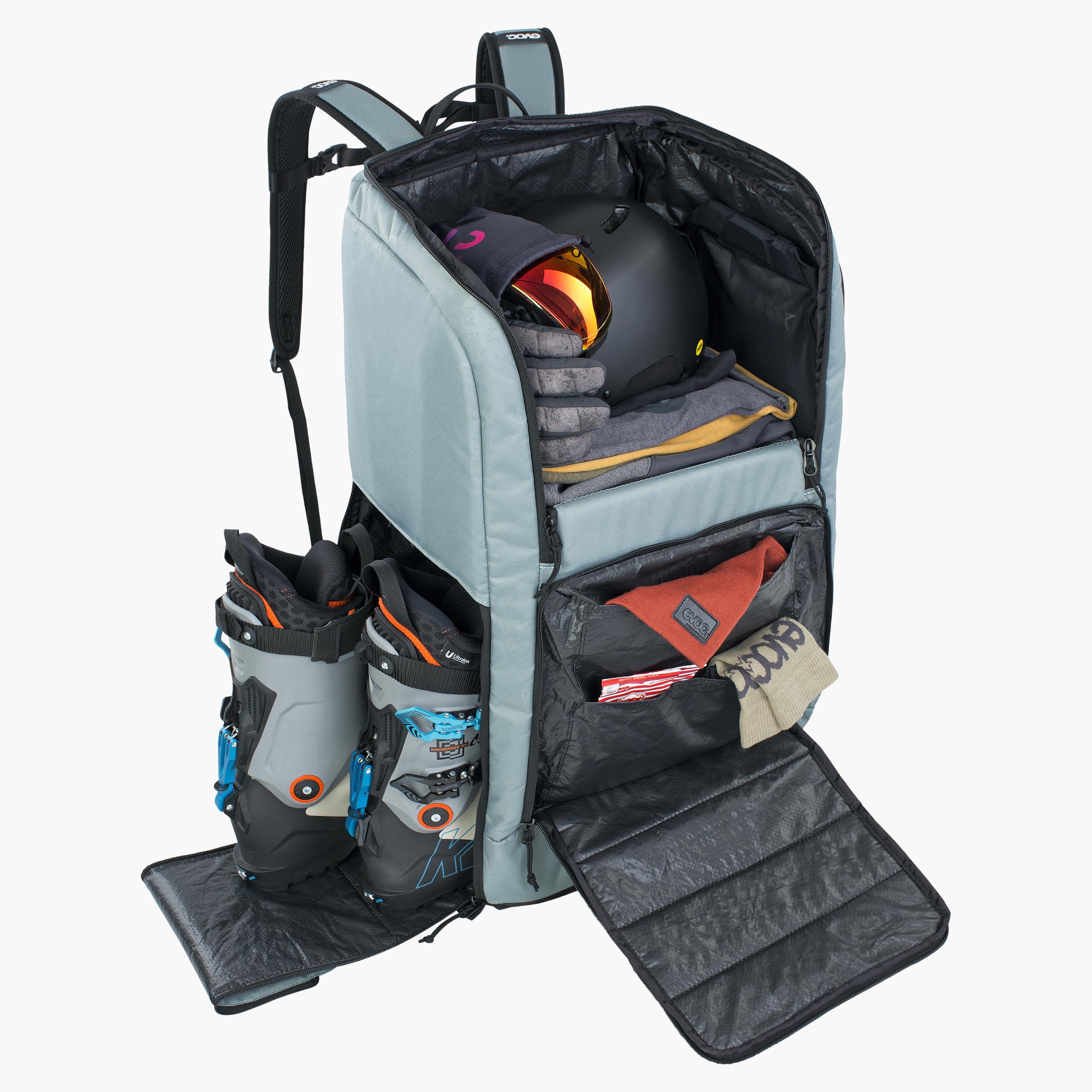 GEAR BACKPACK 90 - Perfectly organised equipment backpack with loads of space