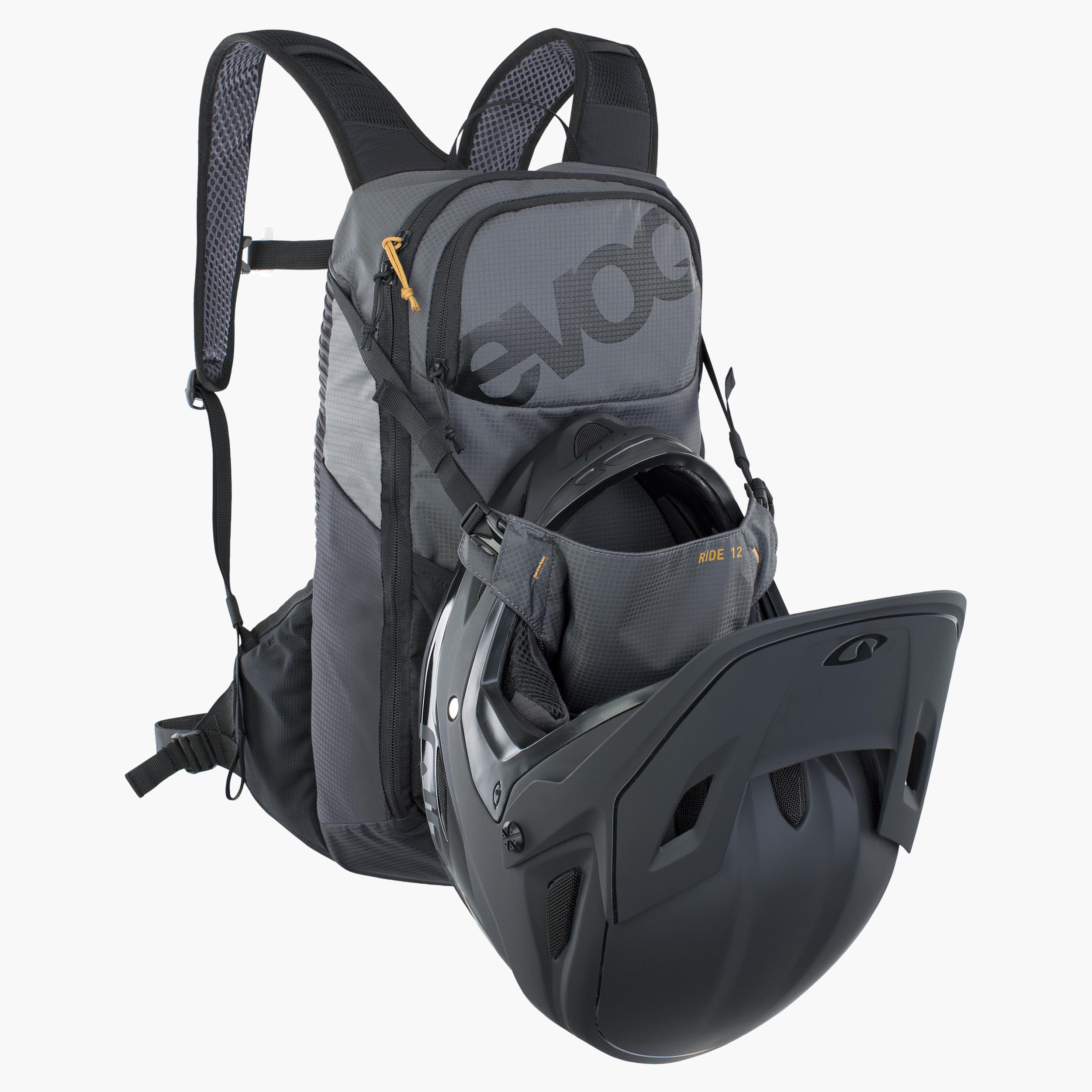 RIDE 12 + HYDRATION BLADDER 2 - Vielseitiger Rucksack mit perfektem Halt, komfortablem Stauraum inklusive Trinkblase