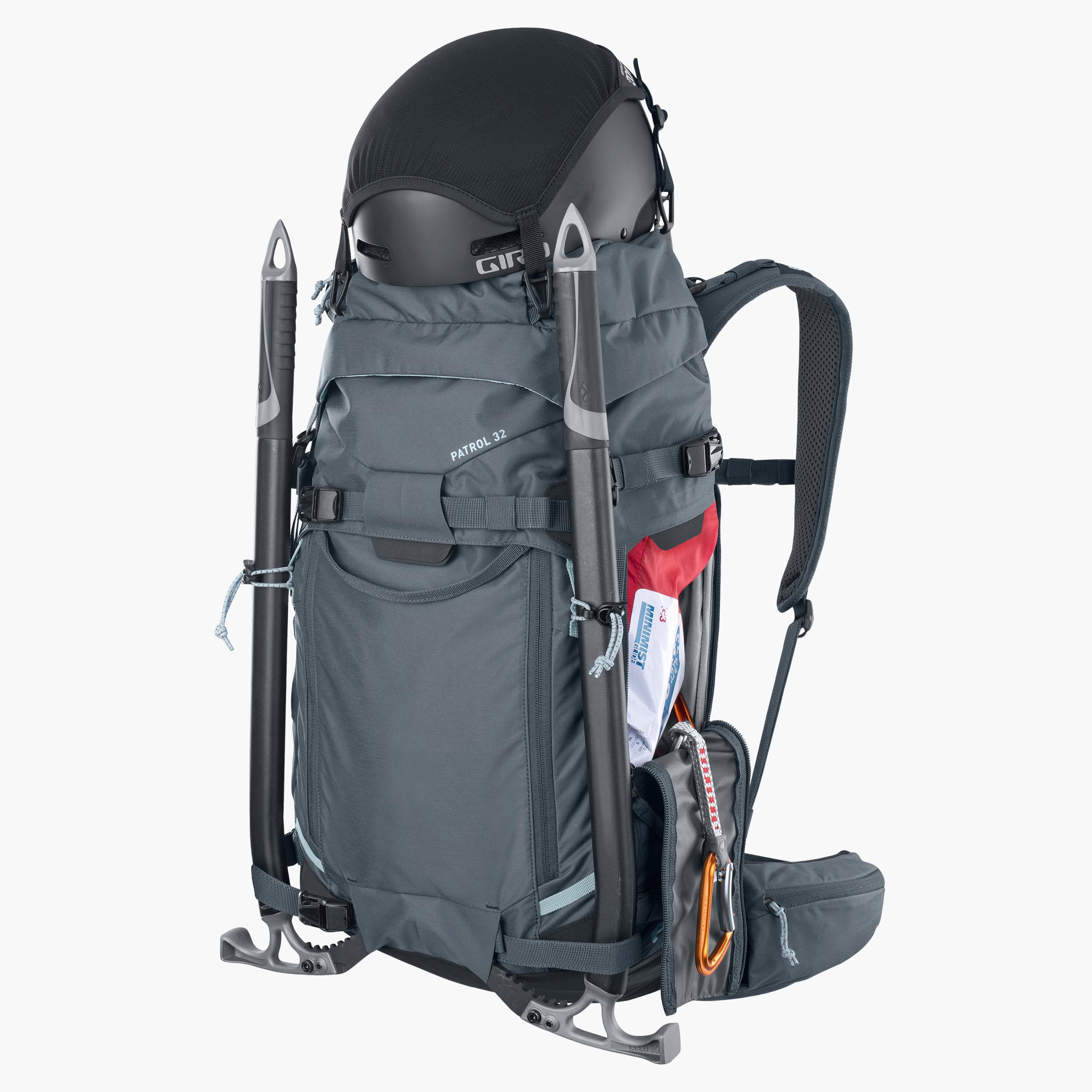 PATROL 32 - Comfortable 32l ski touring backpack with access via the top and side