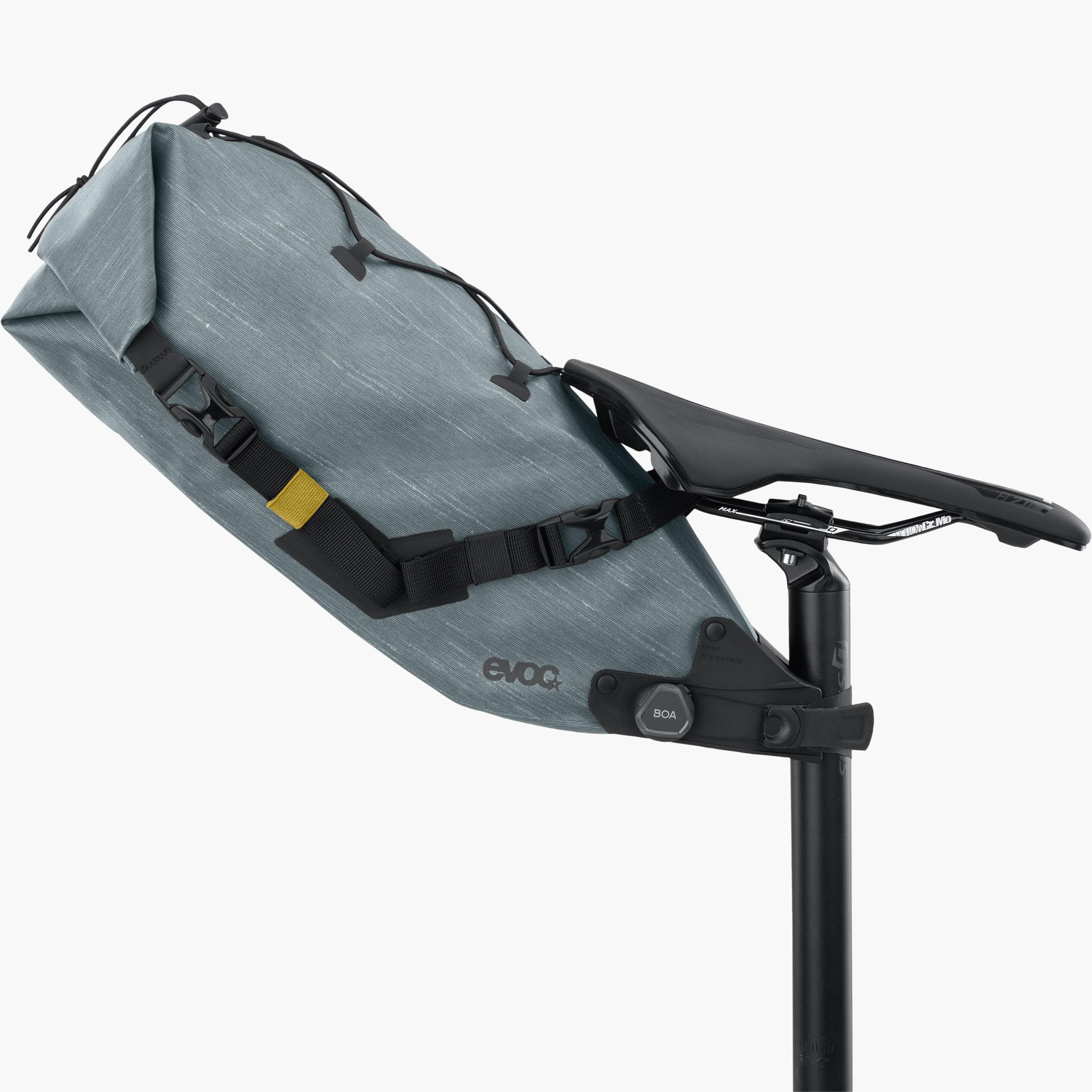 SEAT PACK BOA WP 8 - Fully waterproof saddle bag with adjustable volume