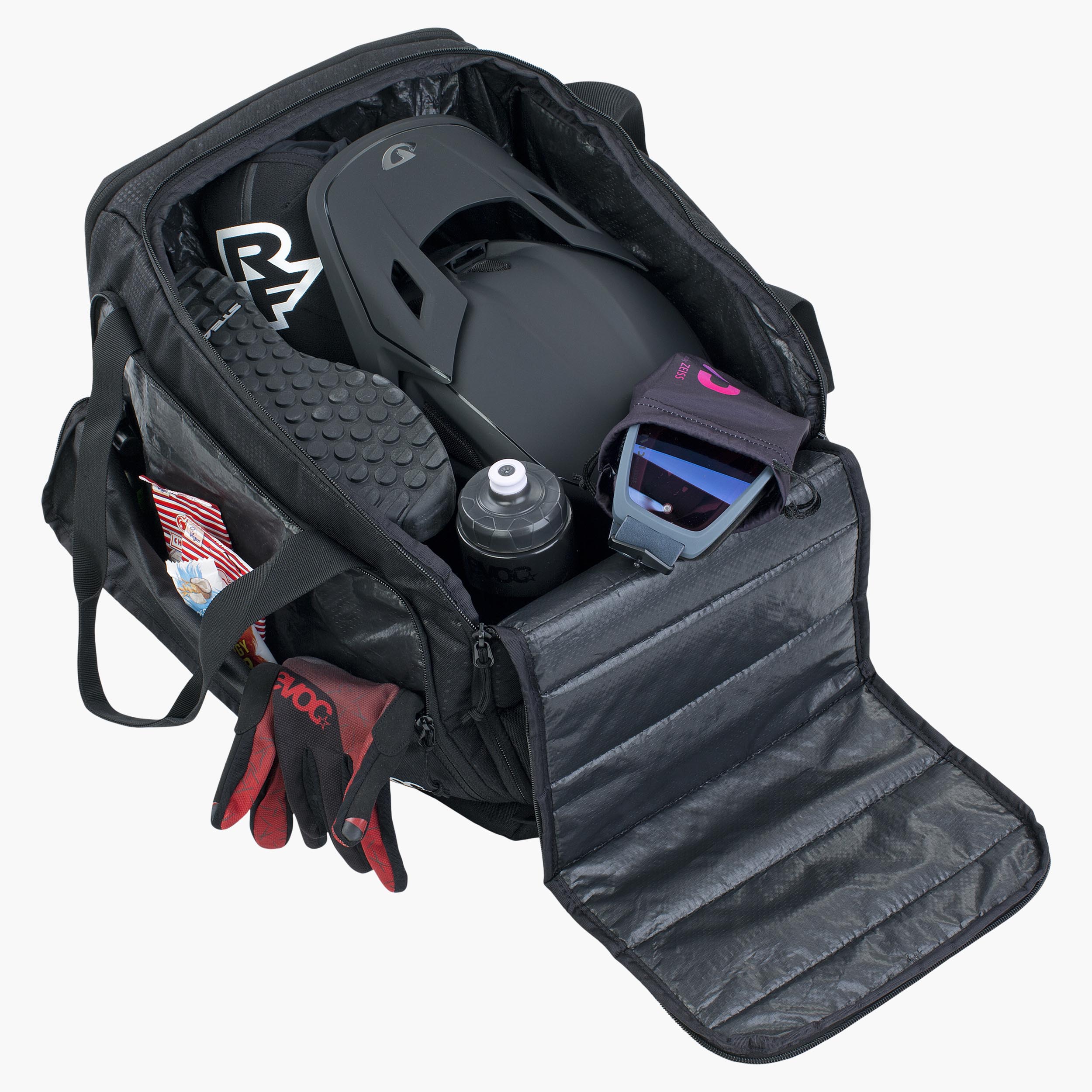 GEAR BAG 35 - Durable equipment bag with individual layout options for snow or bike adventures