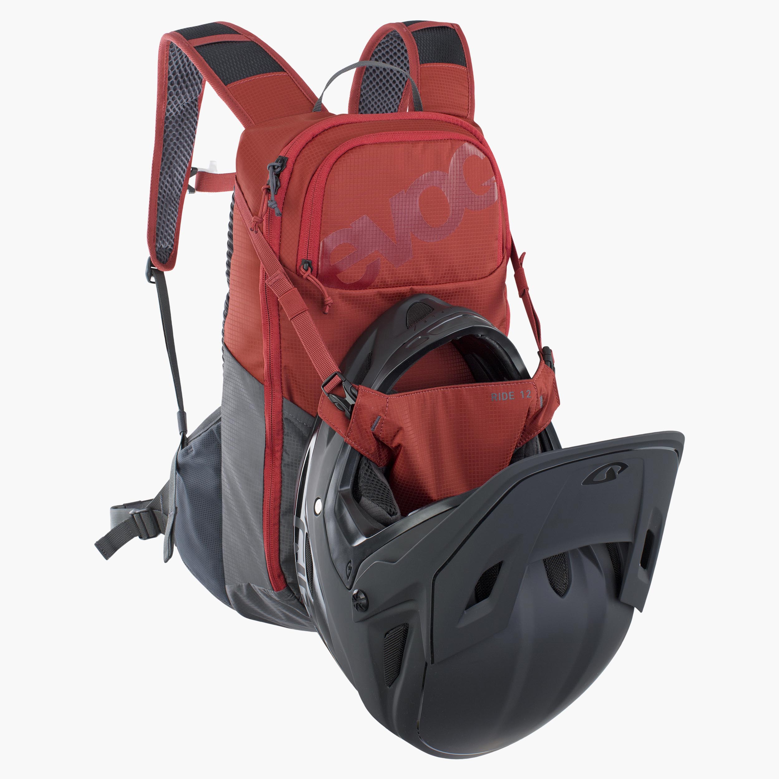 RIDE 12 + HYDRATION BLADDER 2 - Versatile backpack with perfect fit and comfortable space with hydration bladder 