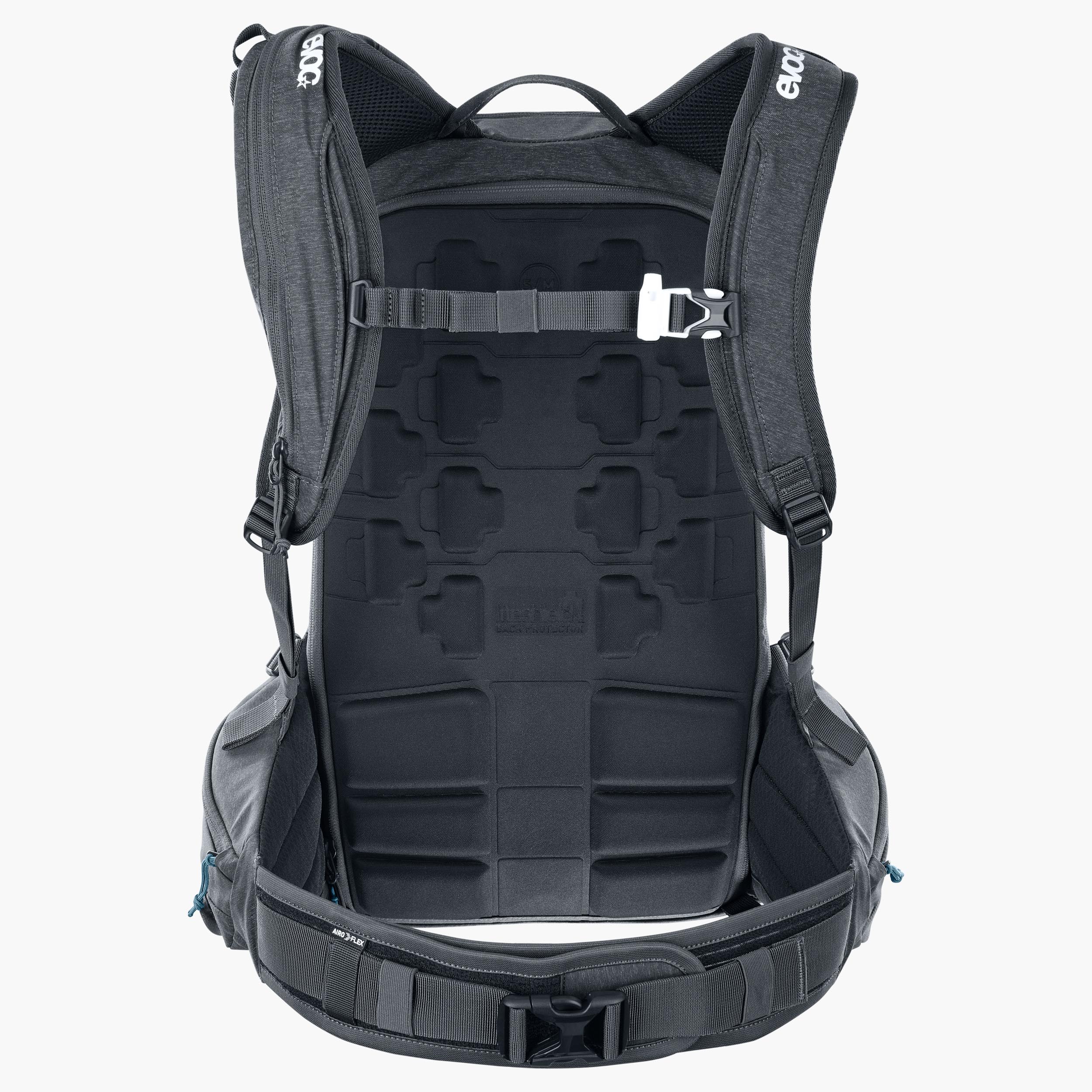 LINE PRO 20 - Compact freeride and ski touring backpack with back protector and avalanche equipment compartment