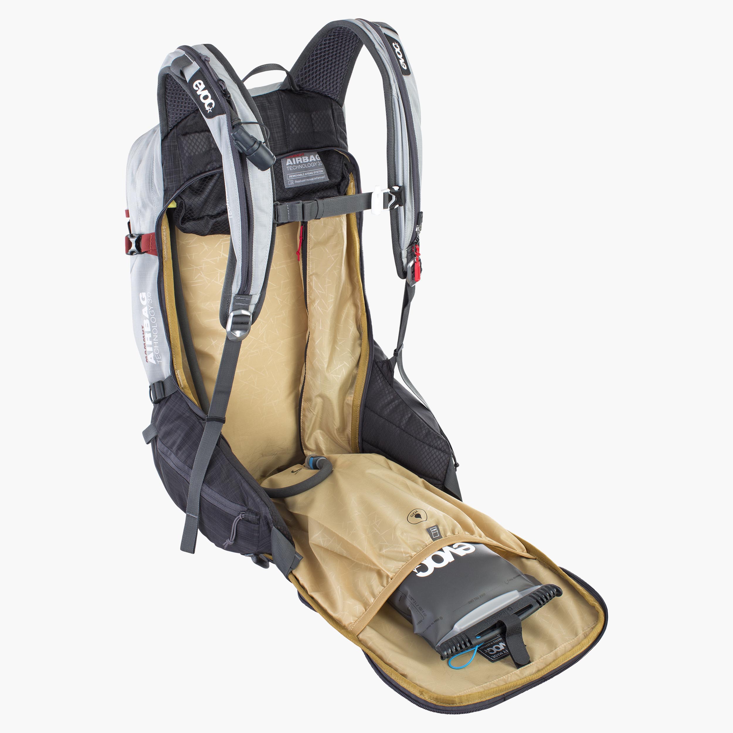 LINE R.A.S. 30 - Comfortable freeride backpack compatible with MAMMUT R.A.S. avalanche airbag