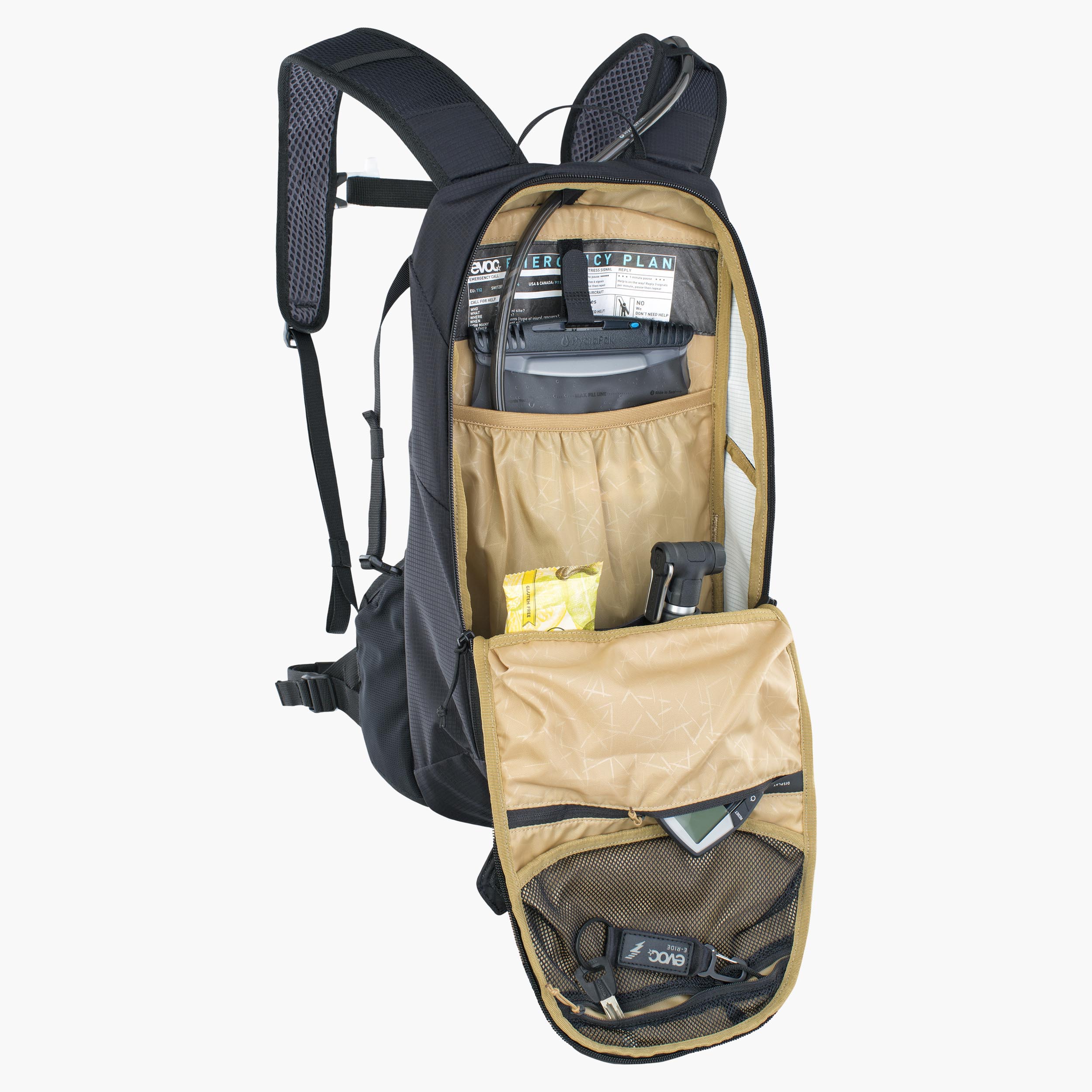 E-RIDE 12 - Ultralight, hardly noticeable E-bike backpack for day trips