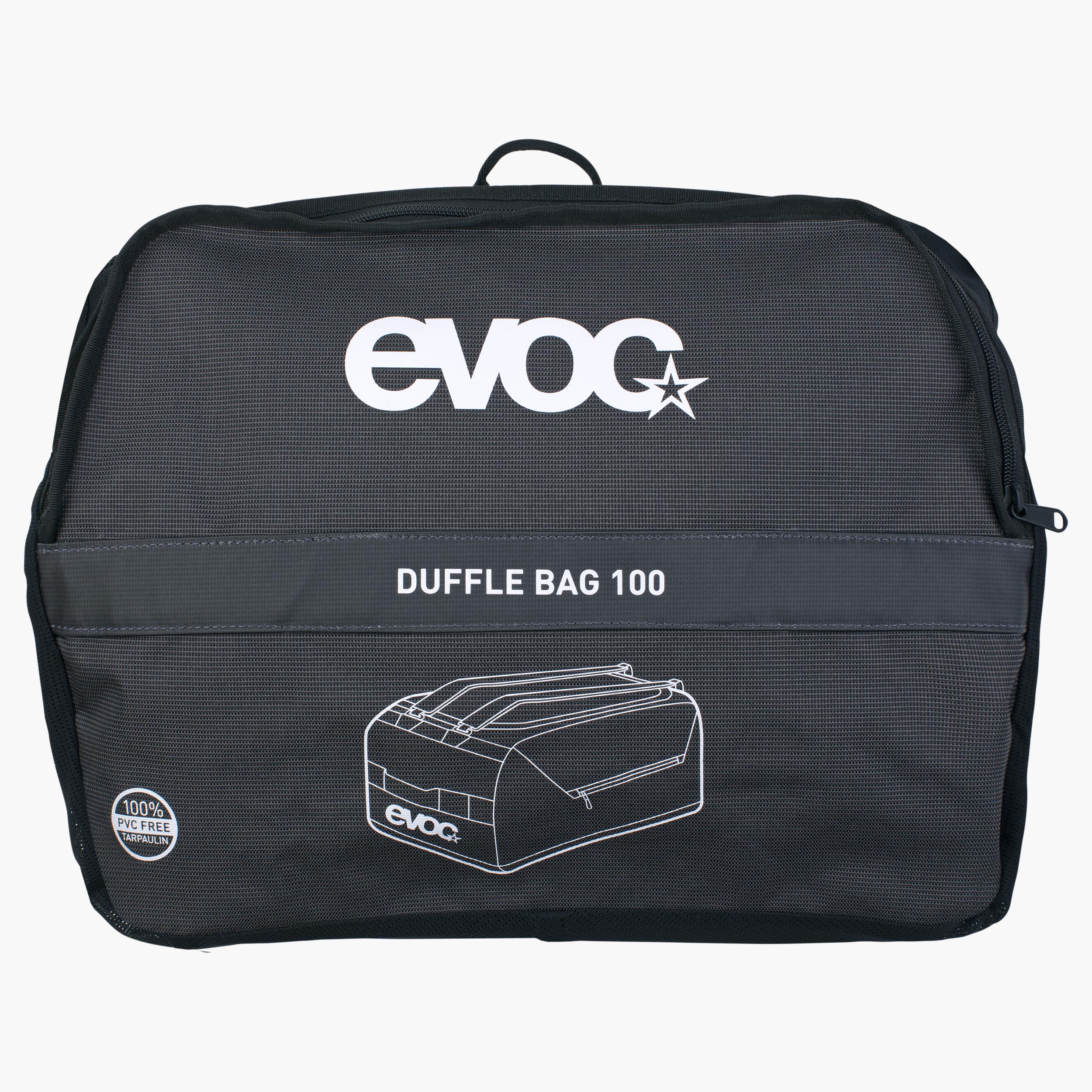 DUFFLE BAG 100 - Geräumige, sehr robuste und wasserresistente Reisetasche mit abnehmbaren Rucksack-Tragegurten