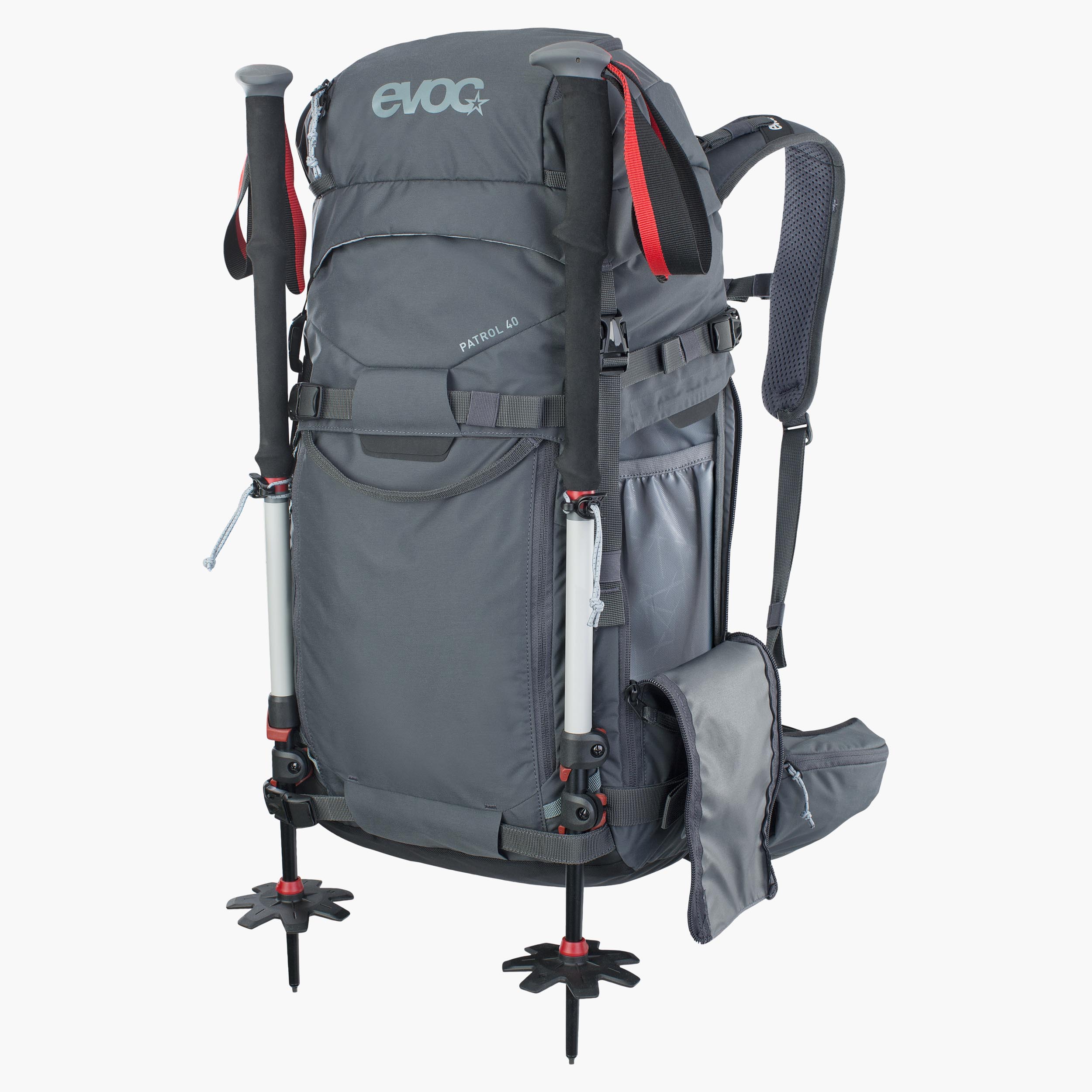 PATROL 40 - Comfortable 40l ski touring backpack with access via the top and side