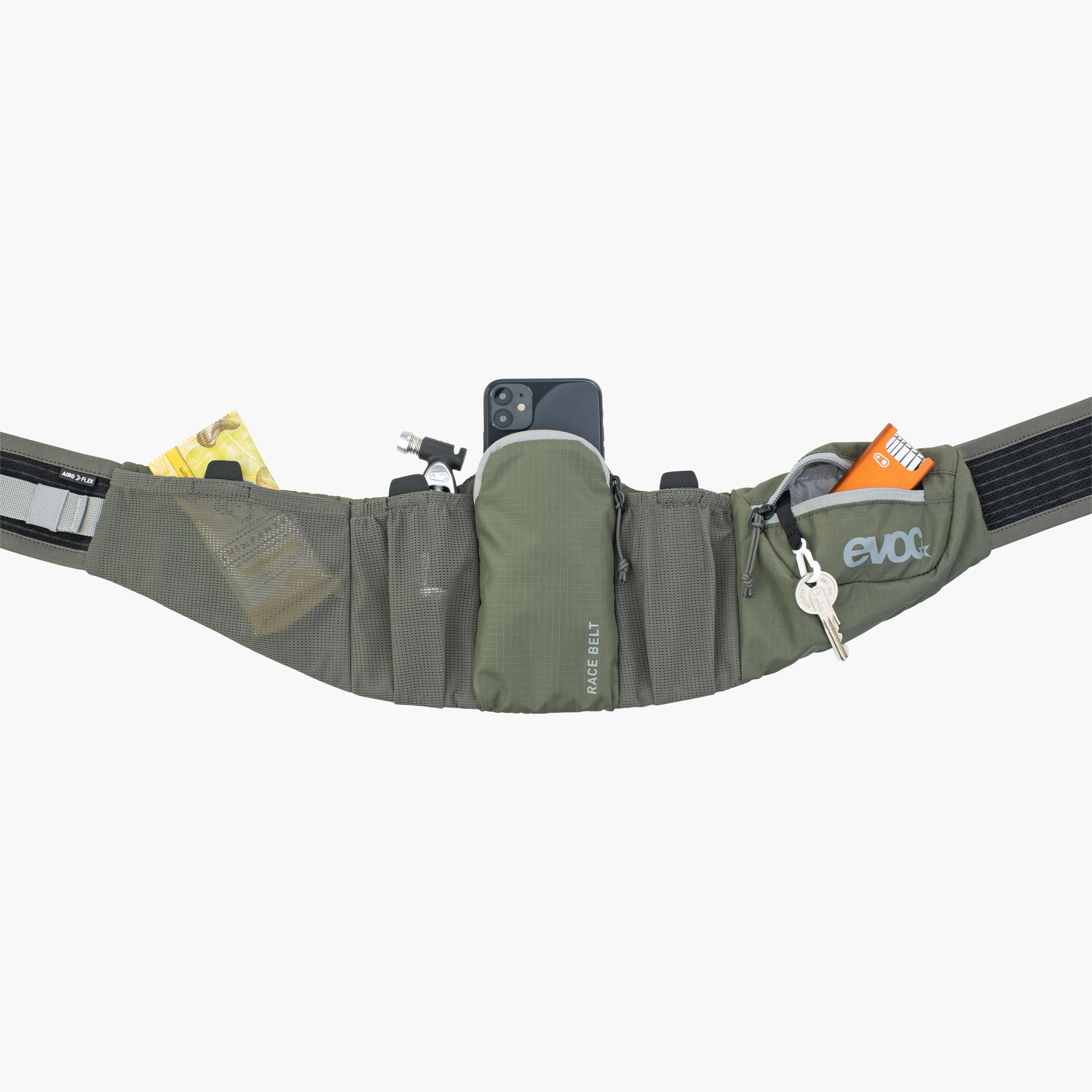 RACE BELT - Puristic hip bag with great fit and ventilation optimised for racing