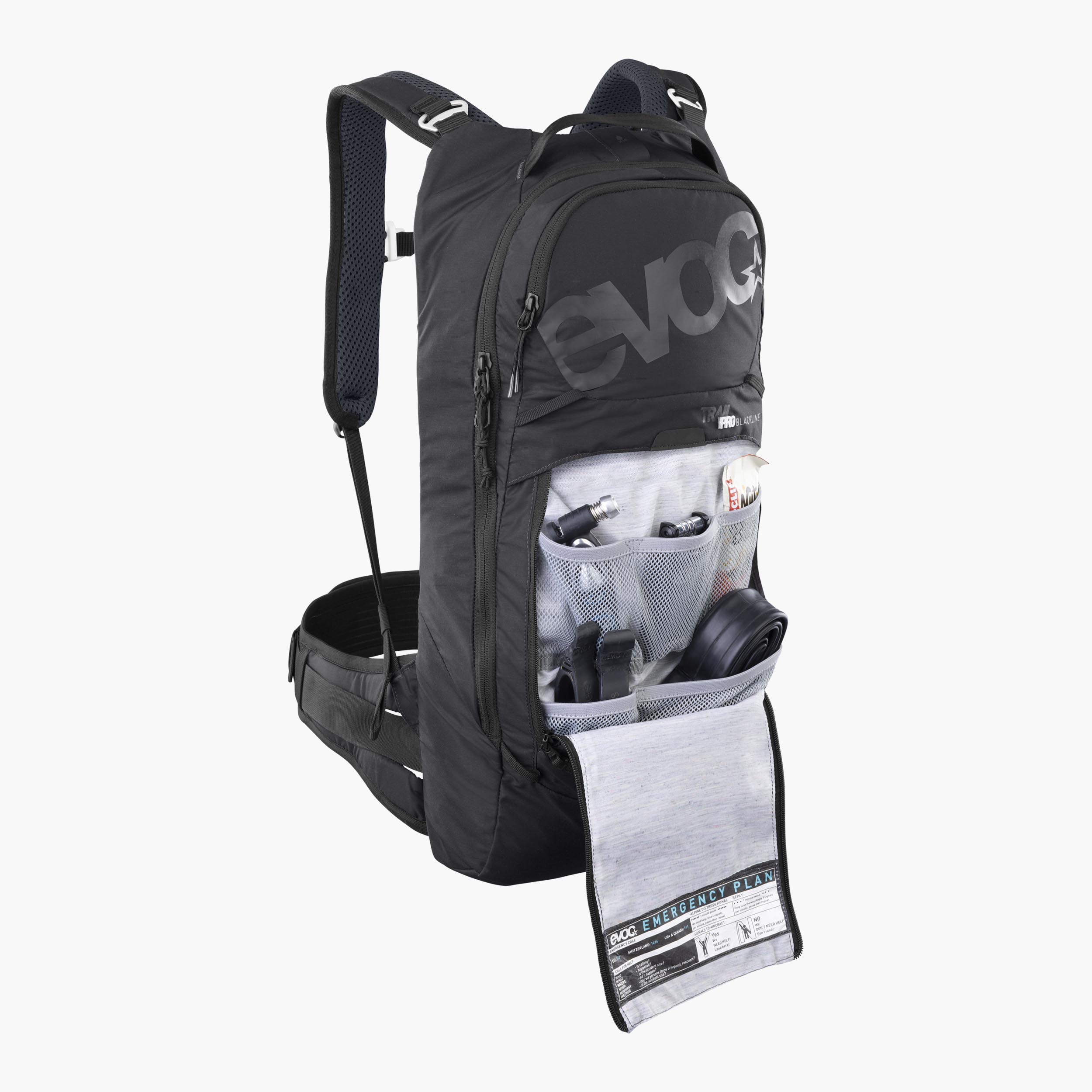 TRAIL PRO BLACKLINE 10 - Superleichter kompakter Protektor-Rucksack für kurze Bike-Abenteuer