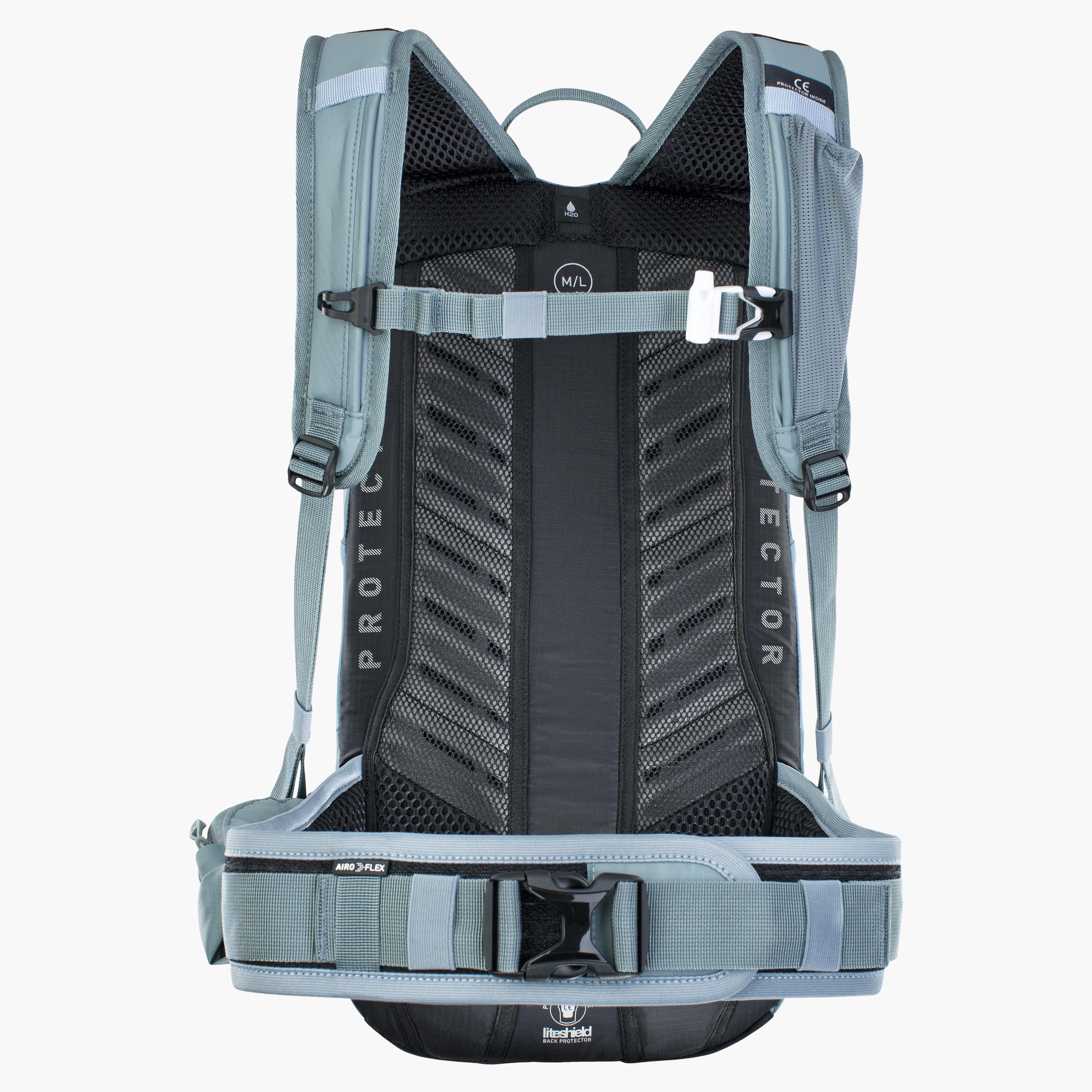 FR LITE RACE 10 - Very light and compact protector backpack optimised for enduro races