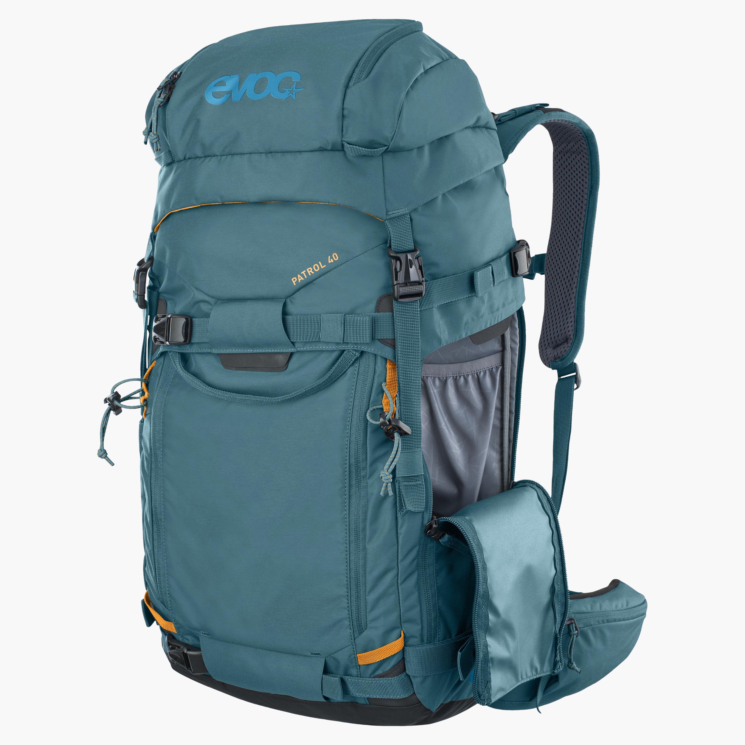 PATROL 40 - Comfortable 40l ski touring backpack with access via the top and side