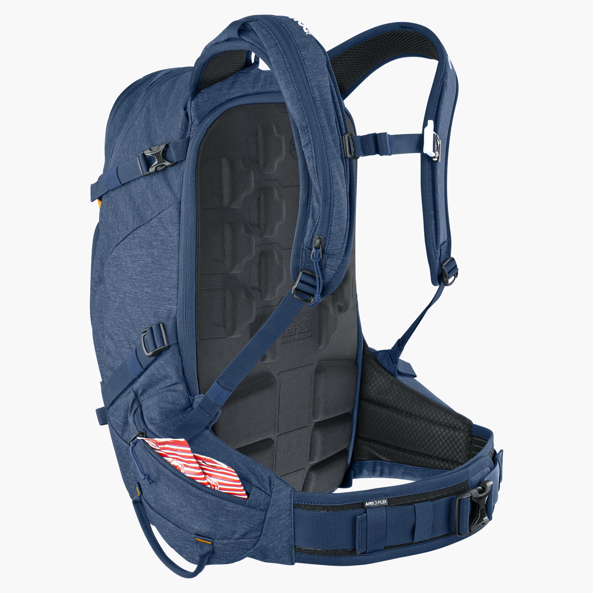 LINE PRO 30 - Large freeride and ski touring backpack with back protector and avalanche equipment compartment