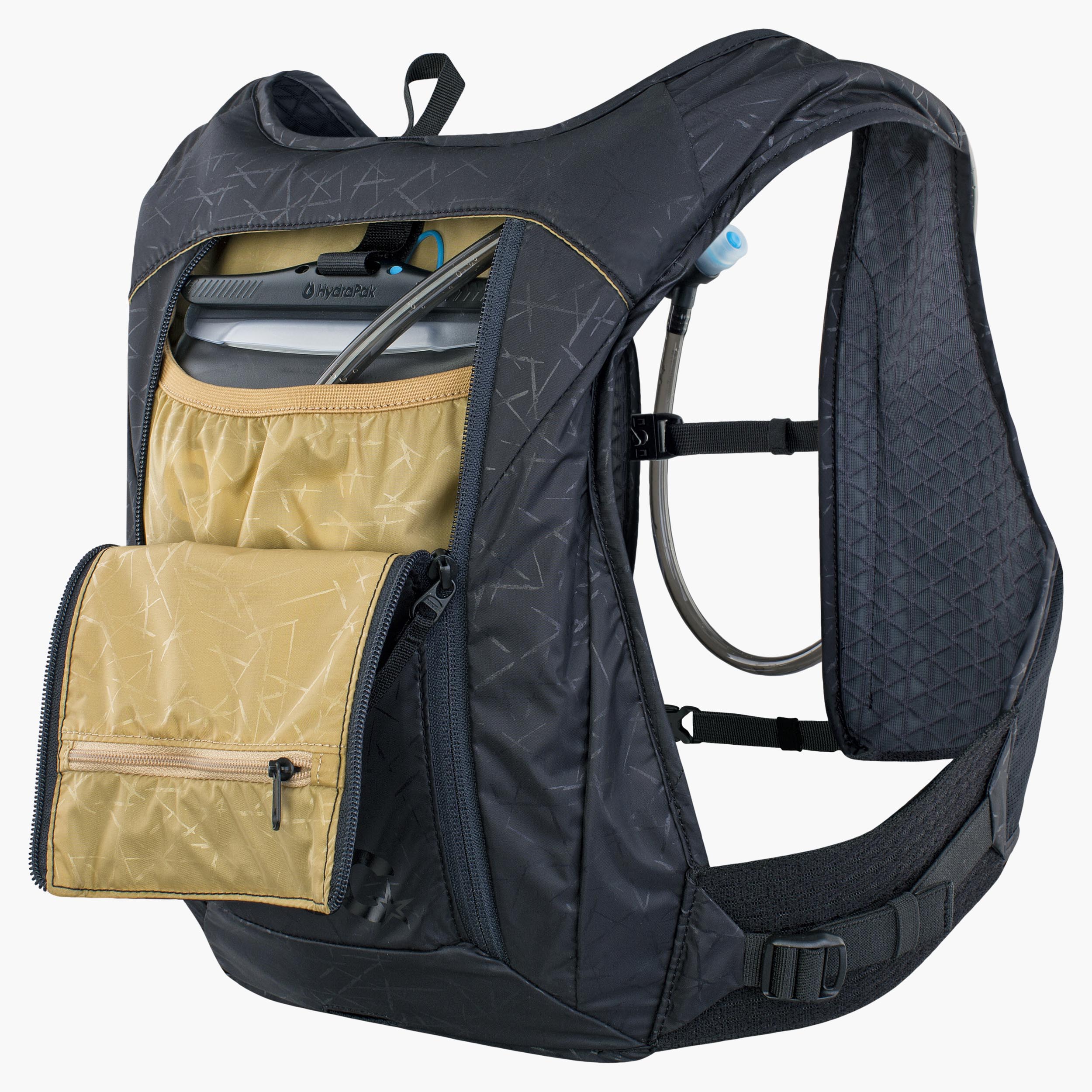 HYDRO PRO 3 + HYDRATION BLADDER 1,5 - Extra-light hydration backpack with provisions pocket including 1,5l hydration bladder