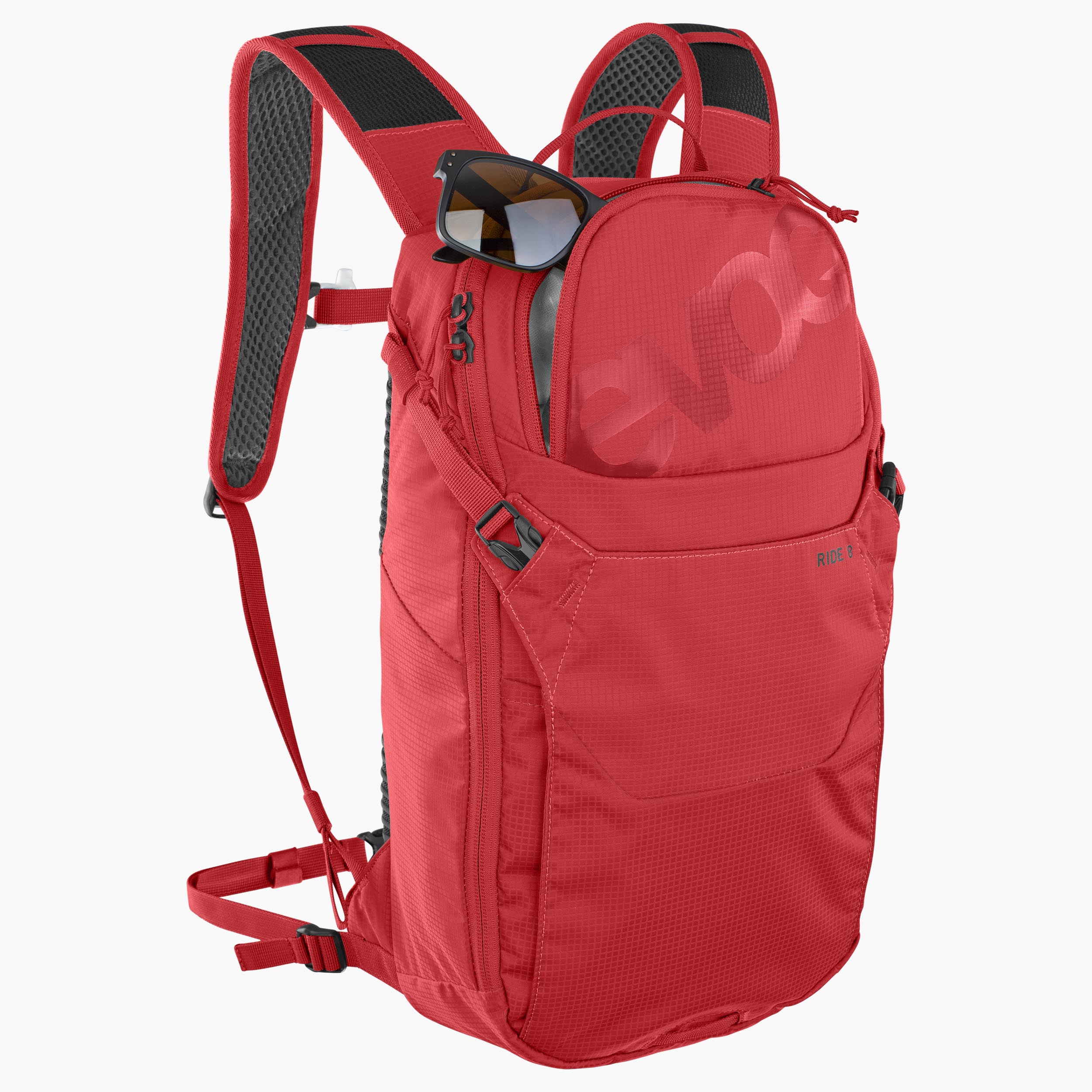 RIDE 8 + HYDRATION BLADDER 2 - Well-ventilated, allround backpack with hydration bladder included