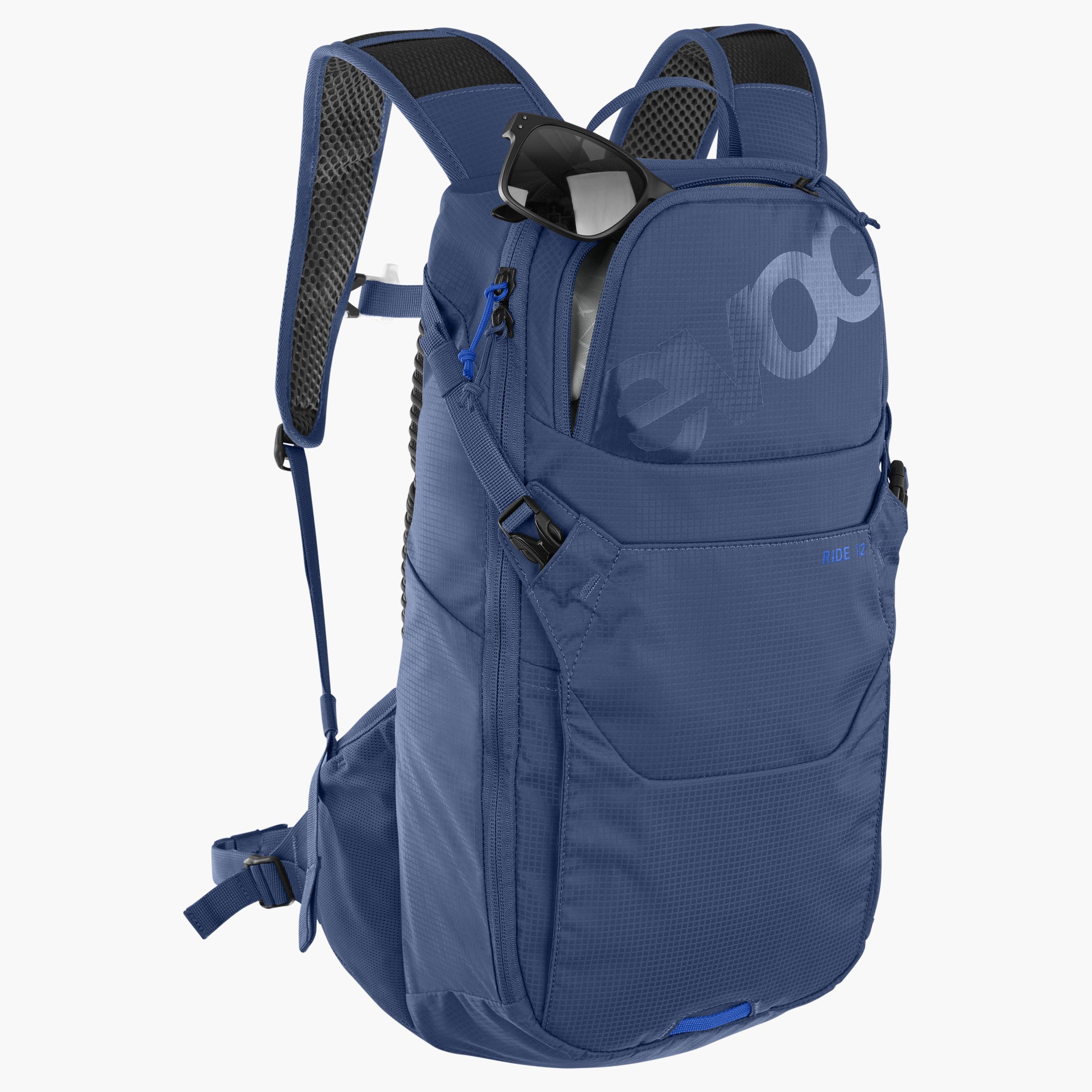 RIDE 12 + HYDRATION BLADDER 2 - Versatile backpack with perfect fit and comfortable space with hydration bladder 