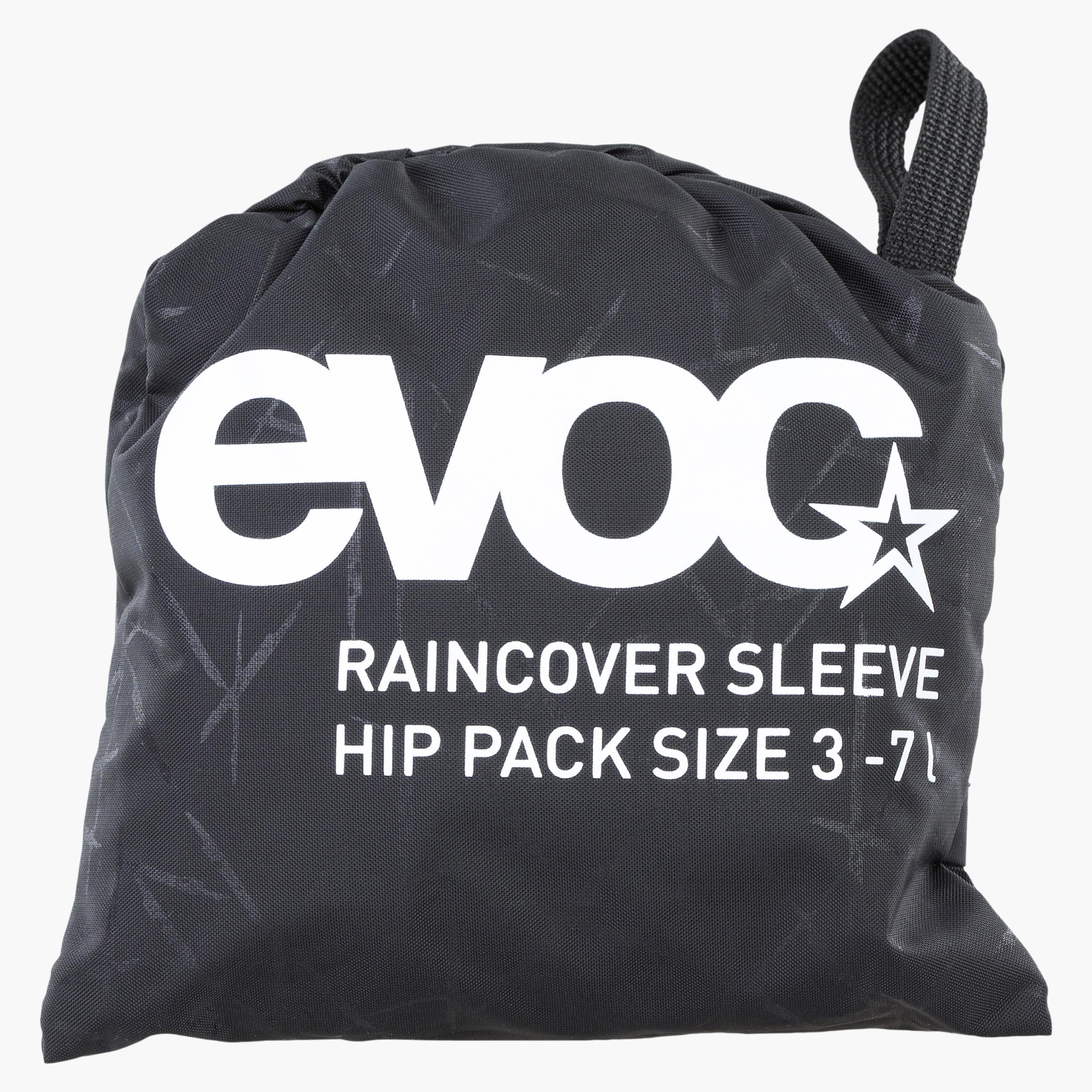 RAINCOVER SLEEVE HIP PACK - Regenhülle mit reflektierendem Logo für optimalen Schutz des Hauptfachs der Hüfttasche