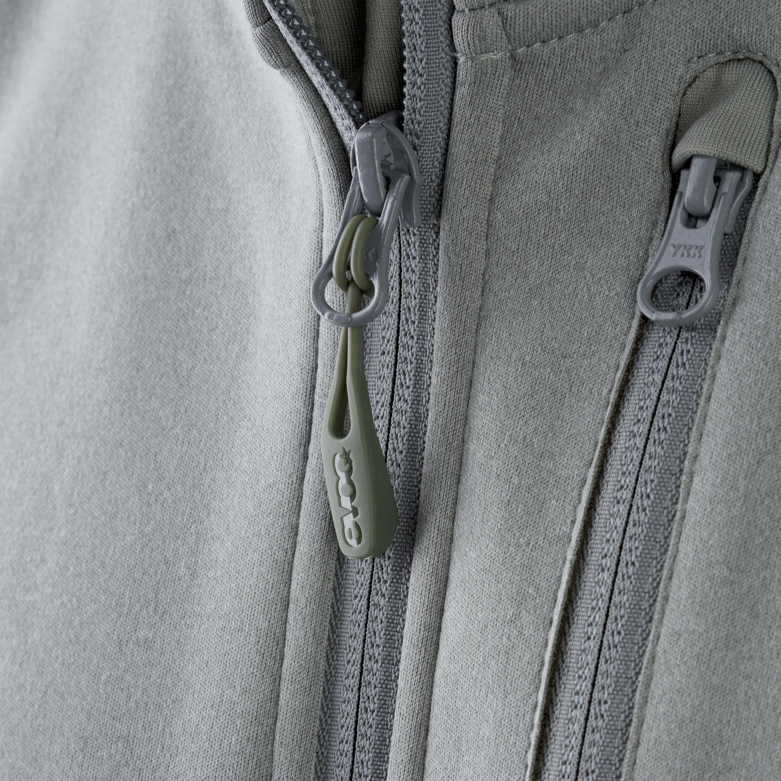 HOODY JACKET MEN - Zippered hoodie with three zippered pockets 