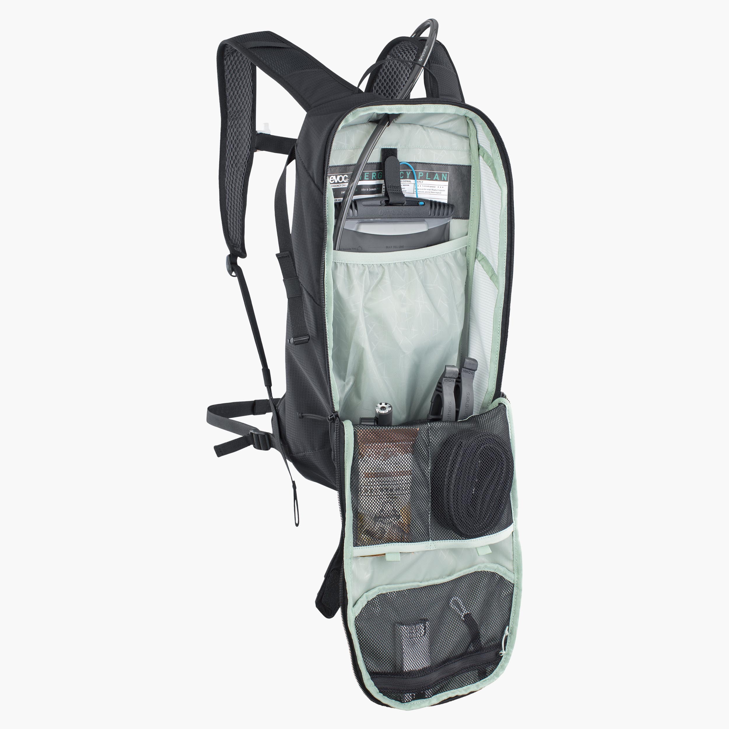 RIDE 8 + HYDRATION BLADDER 2 - Gut belüfteter Allround-Rucksack inklusive Trinkblase