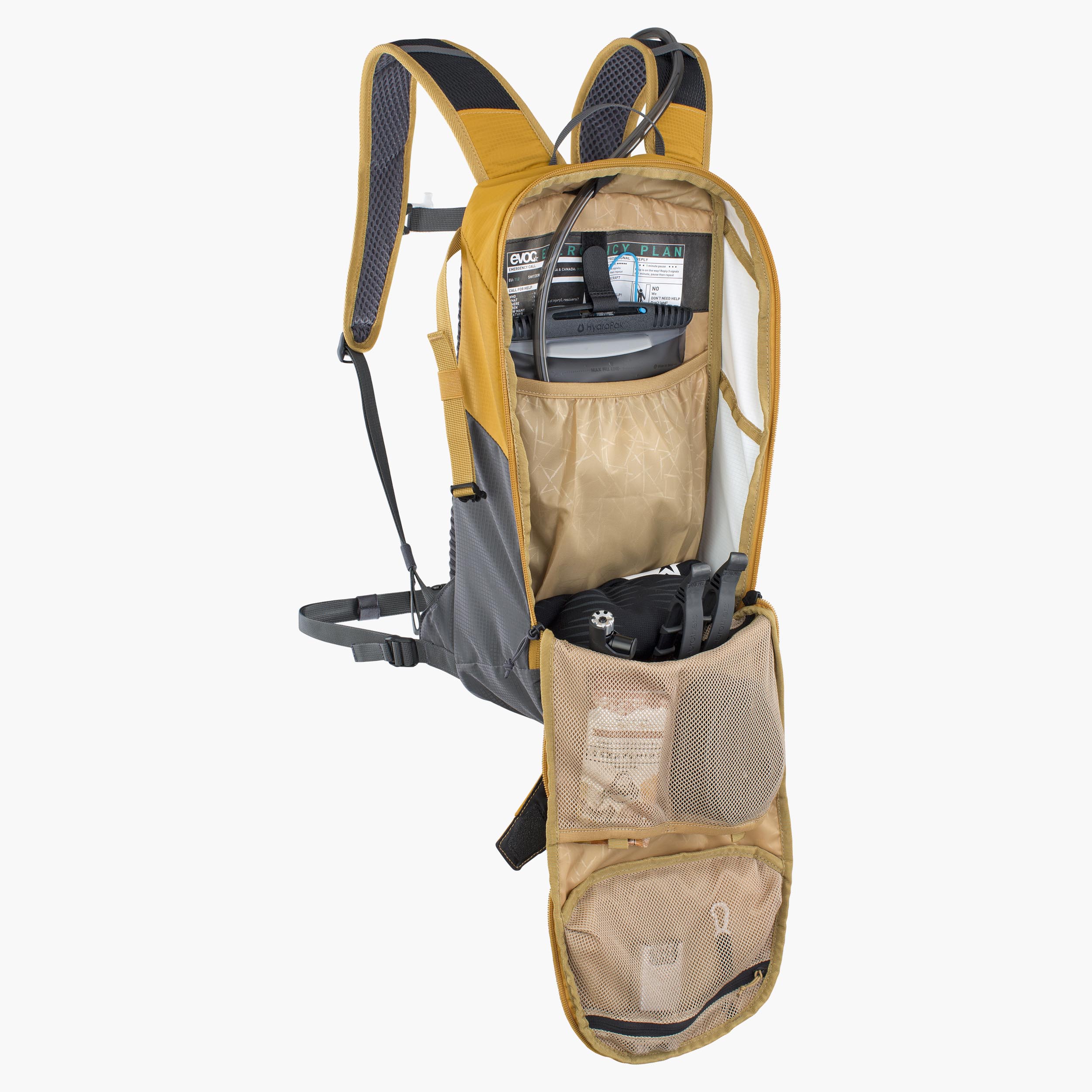 RIDE 8 + HYDRATION BLADDER 2 - Gut belüfteter Allround-Rucksack inklusive Trinkblase