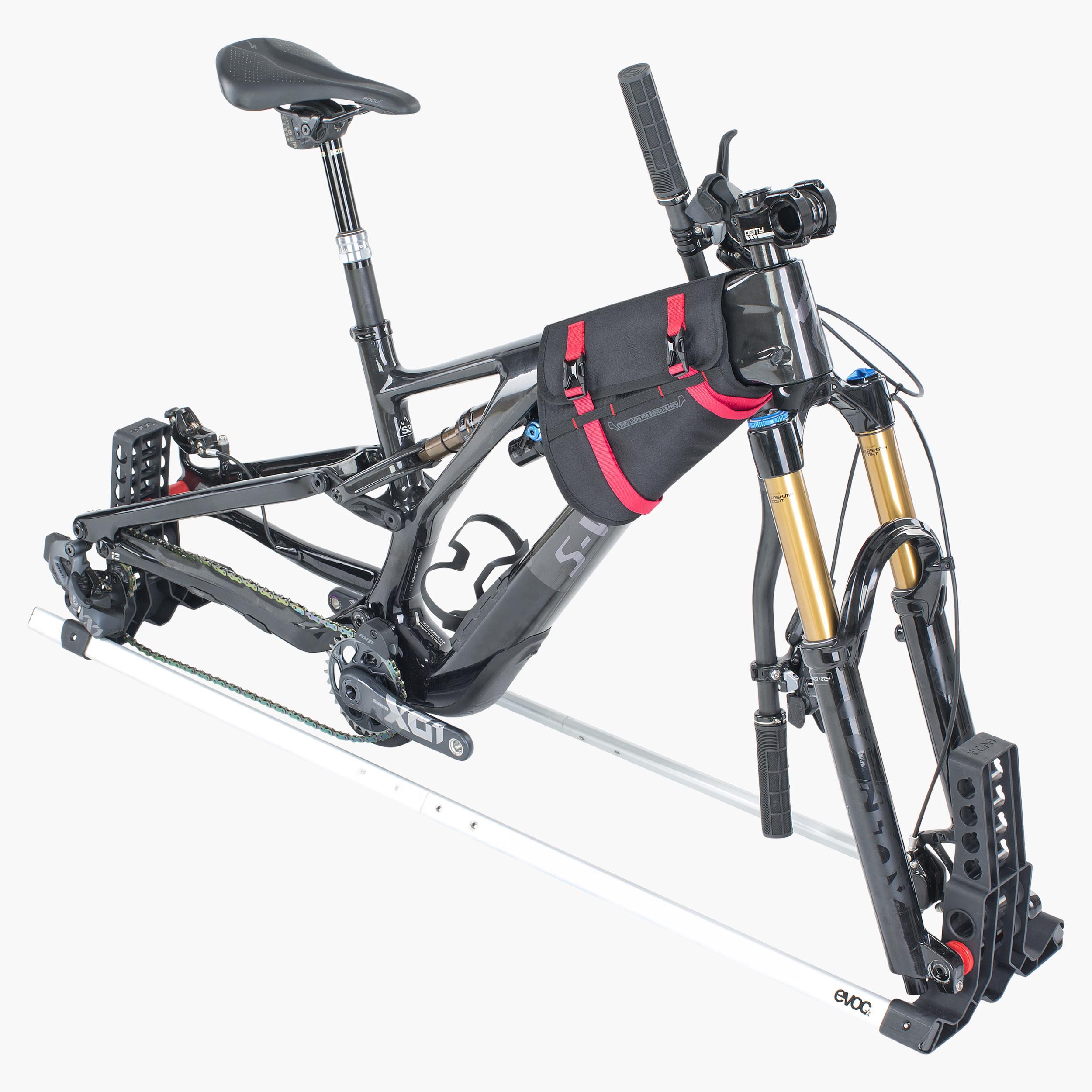 BIKE STAND PRO - Convenient bike stand for safely mounting in all EVOC bike bags