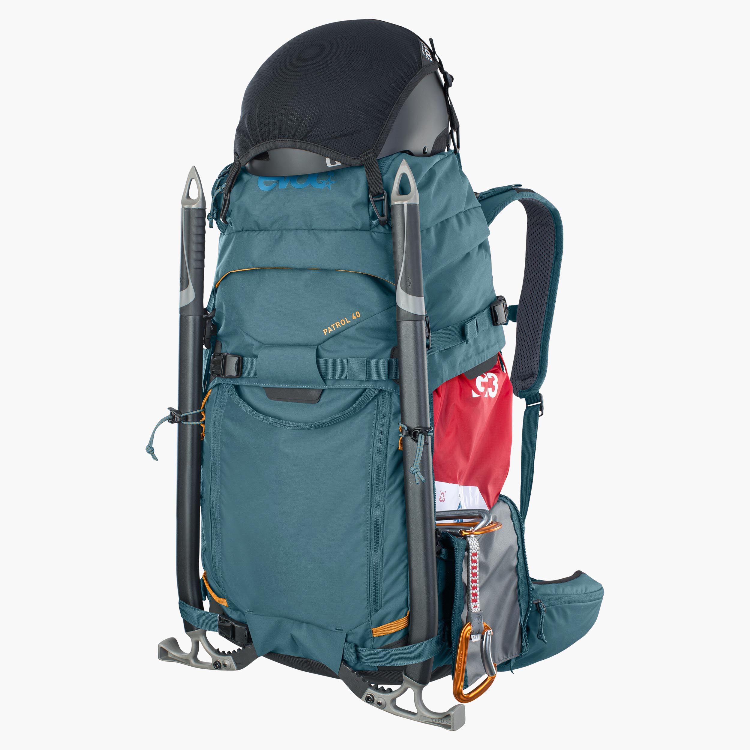 PATROL 40 - Comfortable 40l ski touring backpack with access via the top and side