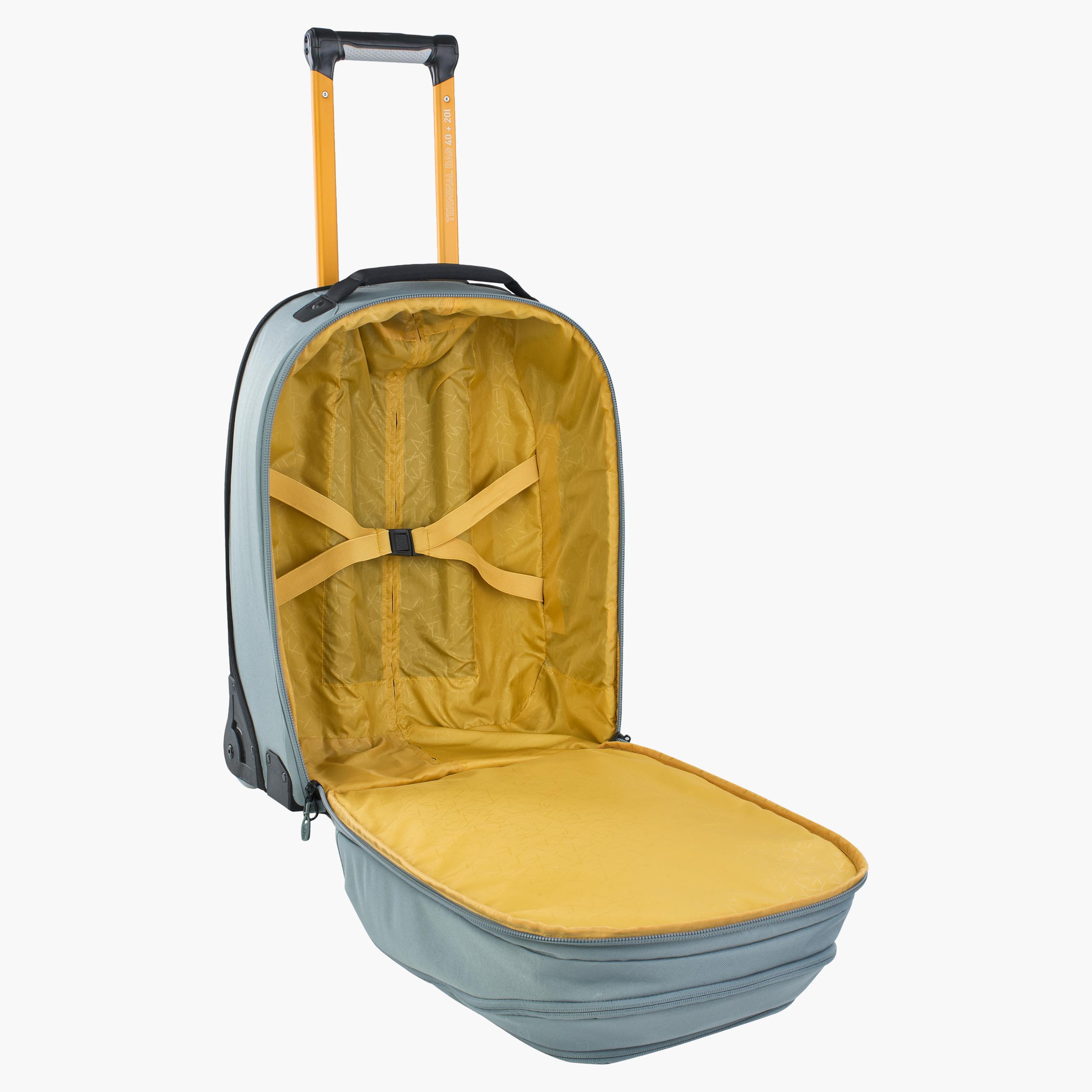 TERMINAL BAG 40+20 - Light, hand-luggage-sized trolley suitcase with integrated backpack