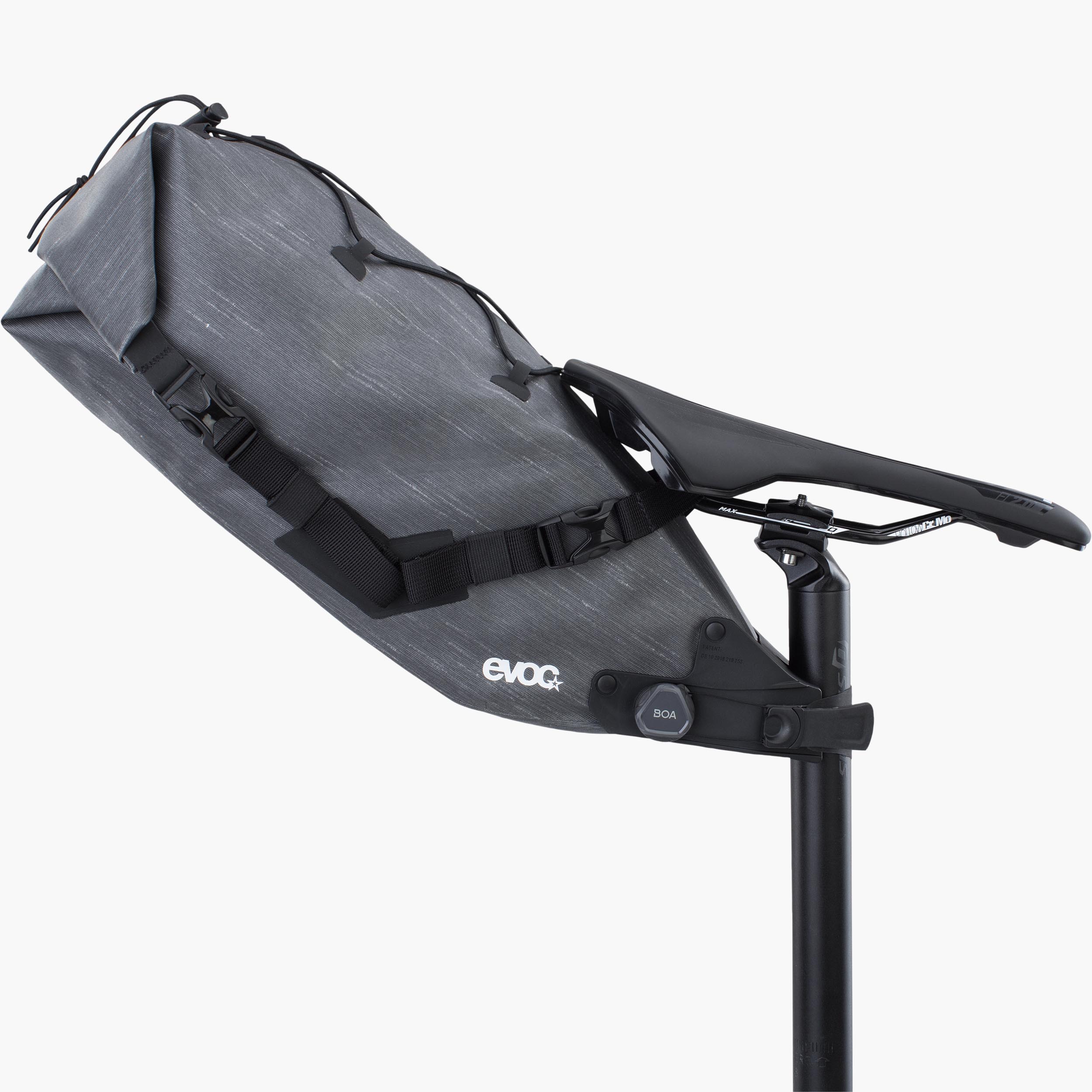 SEAT PACK BOA WP 8 - Fully waterproof saddle bag with adjustable volume