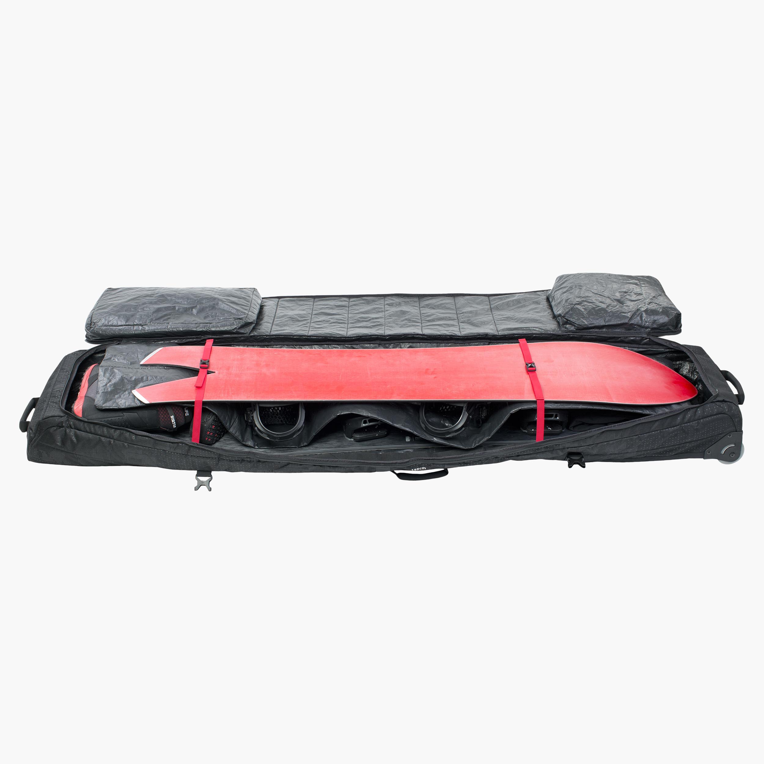 SNOW GEAR ROLLER - Convenient snowboard and ski bag for safely transporting winter sport equipment