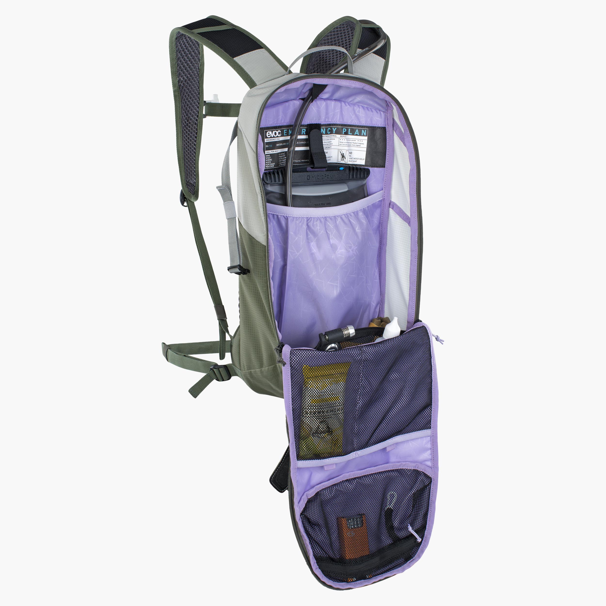 RIDE 8 + HYDRATION BLADDER 2 - Well-ventilated, allround backpack with hydration bladder included