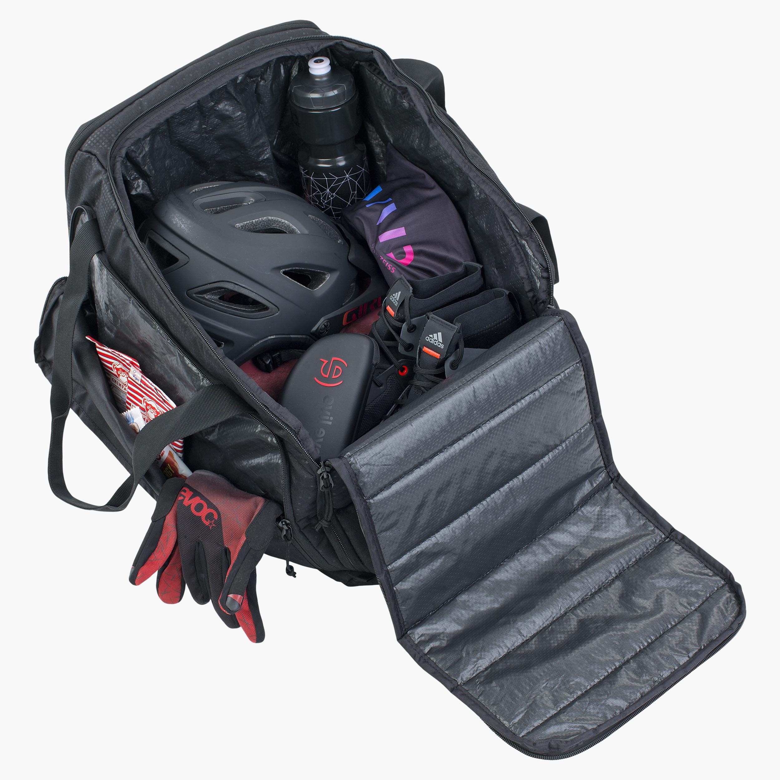 GEAR BAG 35 - Durable equipment bag with individual layout options for snow or bike adventures