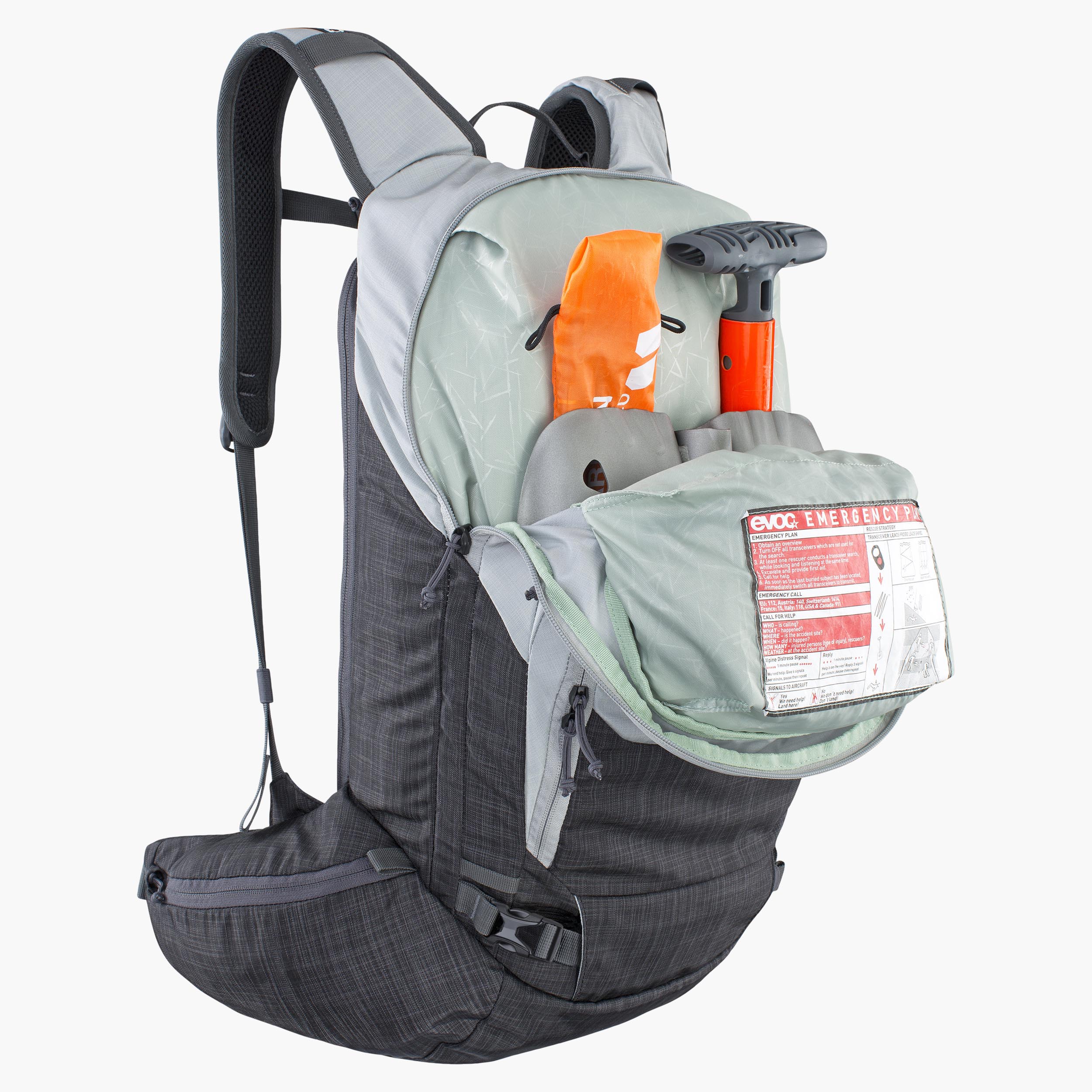 LINE 20 - Skitour-Rucksack mit optimaler Lastenverteilung und Ski- und Snowboardbefestigung 