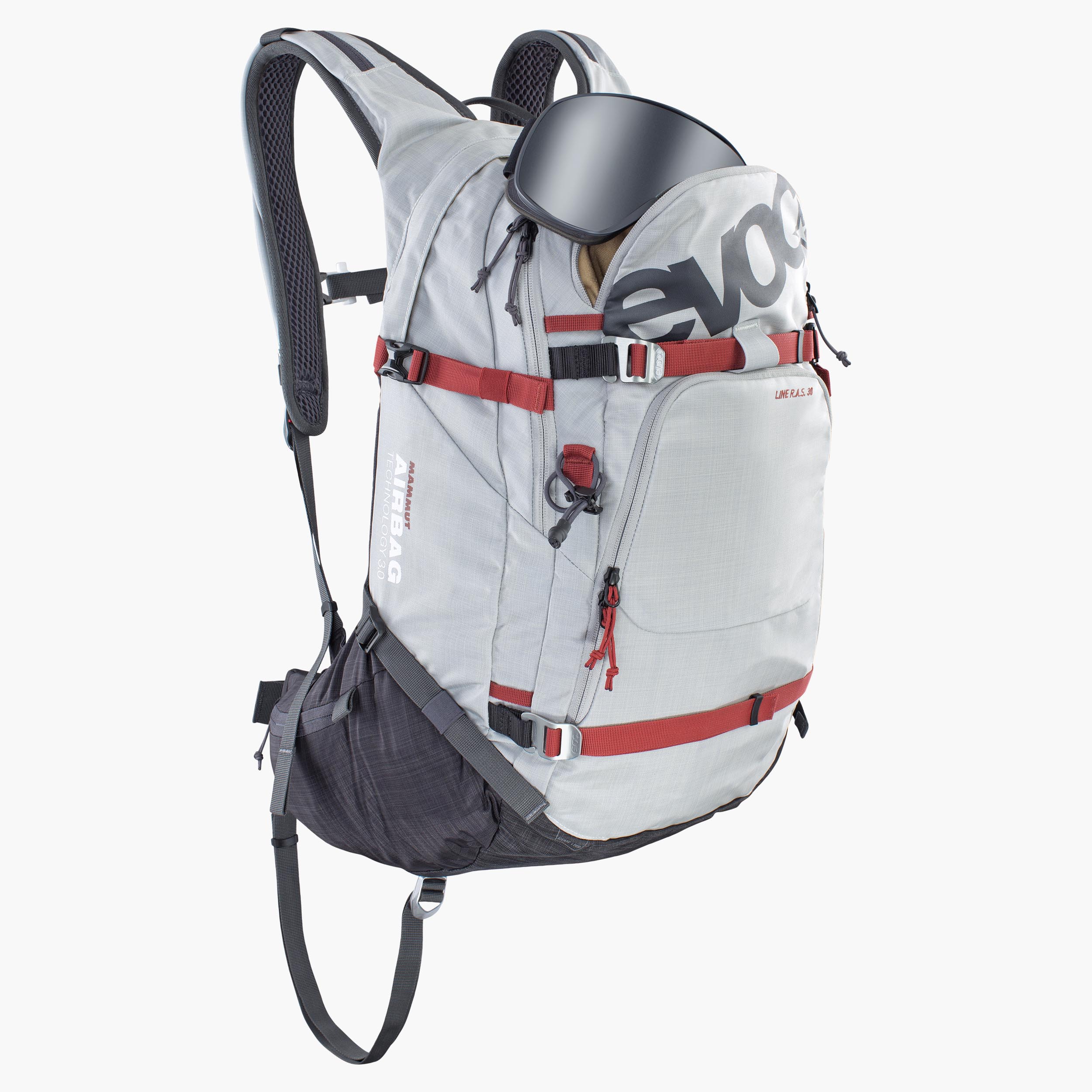 LINE R.A.S. 30 - Comfortable freeride backpack compatible with MAMMUT R.A.S. avalanche airbag