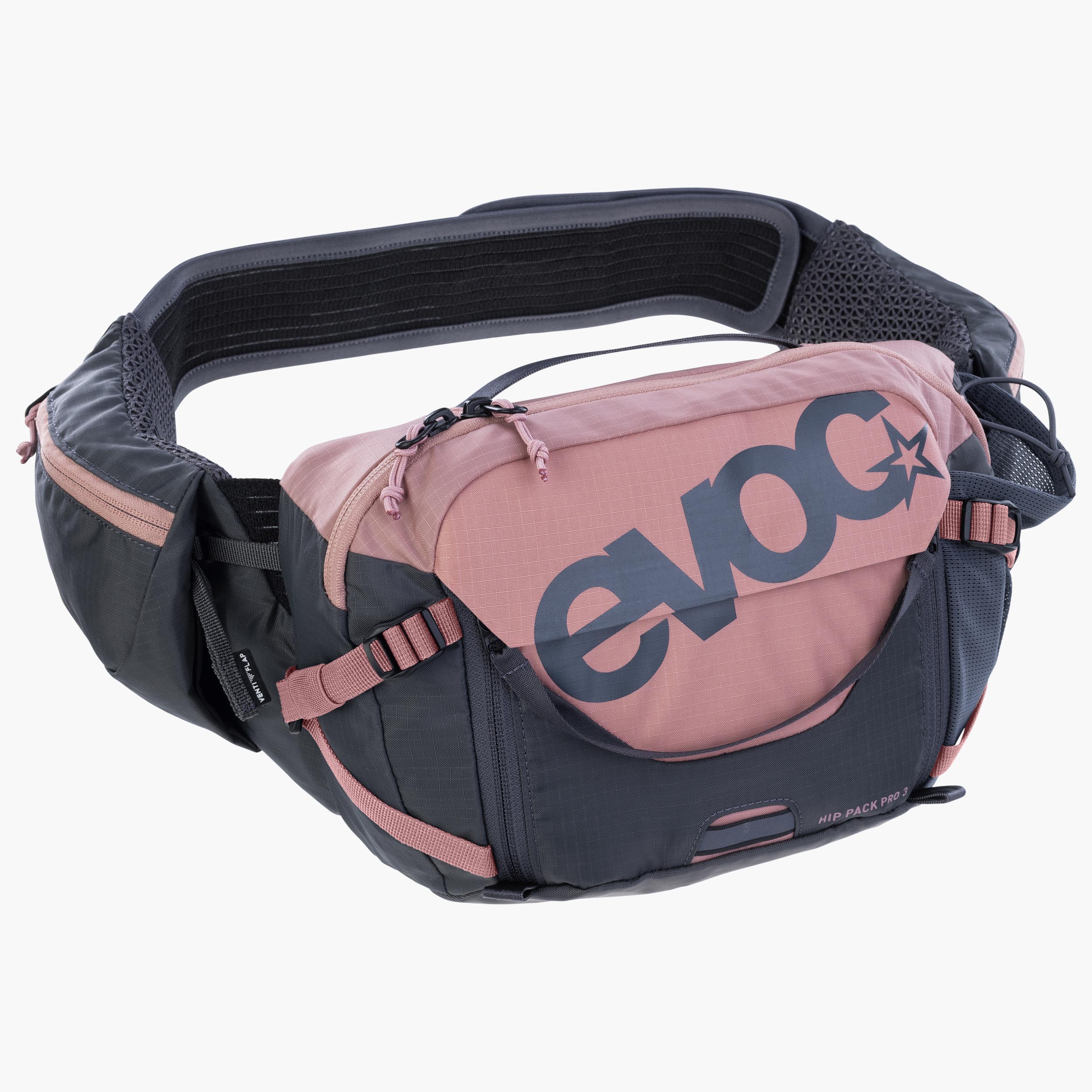 HIP PACK PRO 3 - Ventilated high-tech hip bag with AIRO FLEX belt for enhanced fit